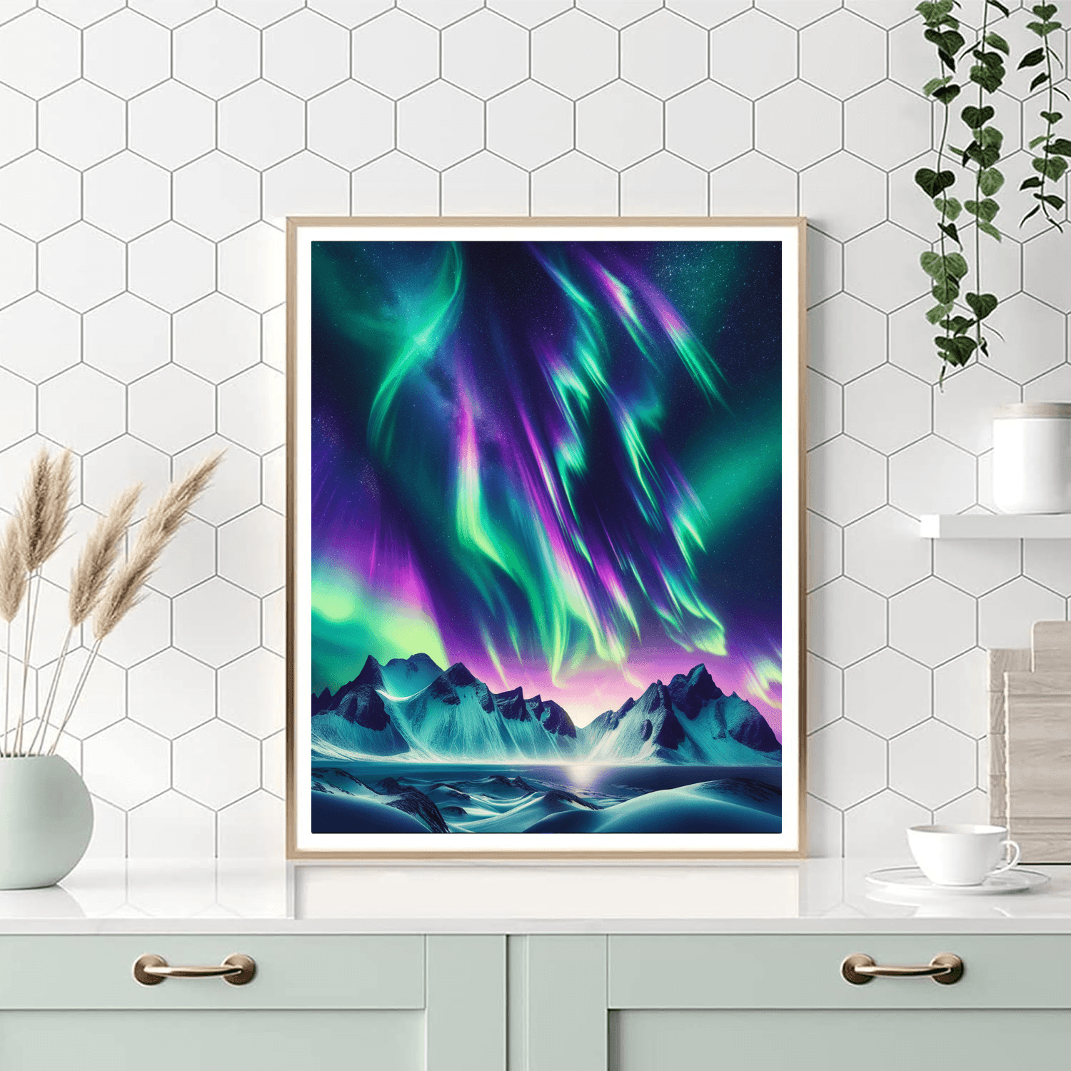 Dancing Lights Of Aurora Paint By Color