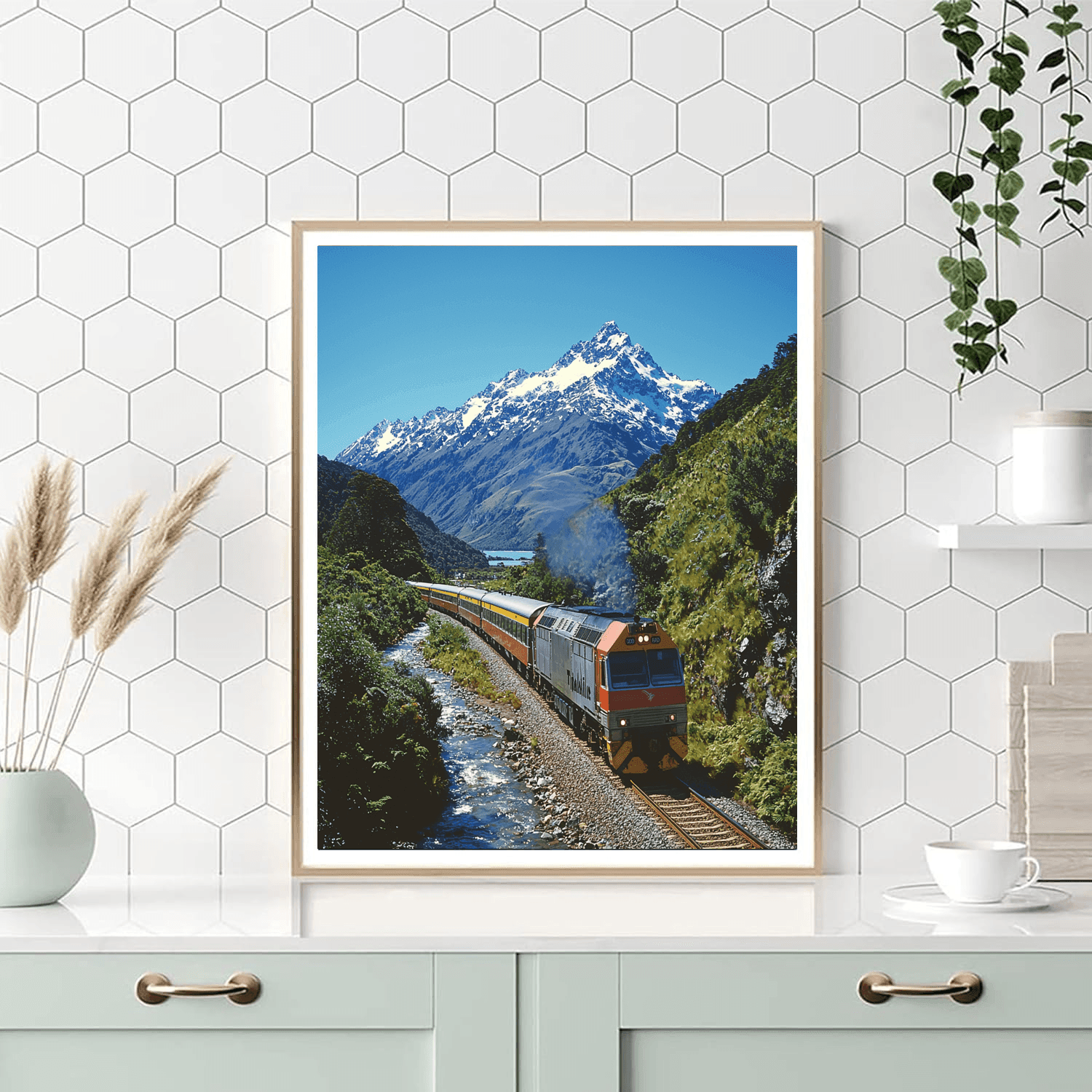 Tranzalpine Railway - Christchurch To Greymouth Paint By Numbers Kits
