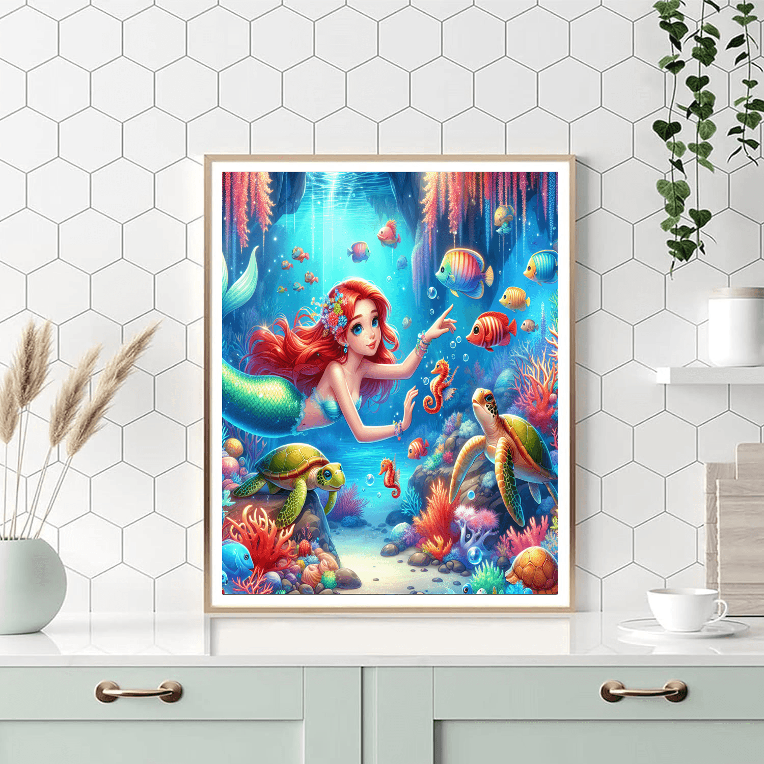 Little Mermaid's Ocean Adventure Paint By Number