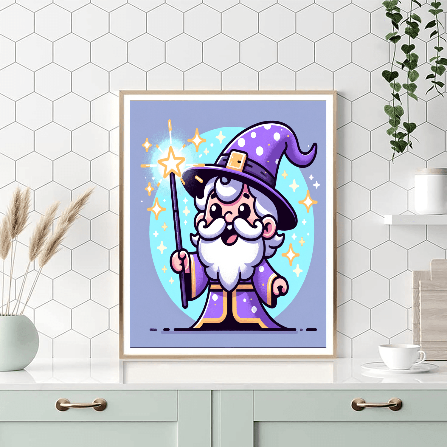 Whimsical Wizard's Spell Paint By Numbers Kits