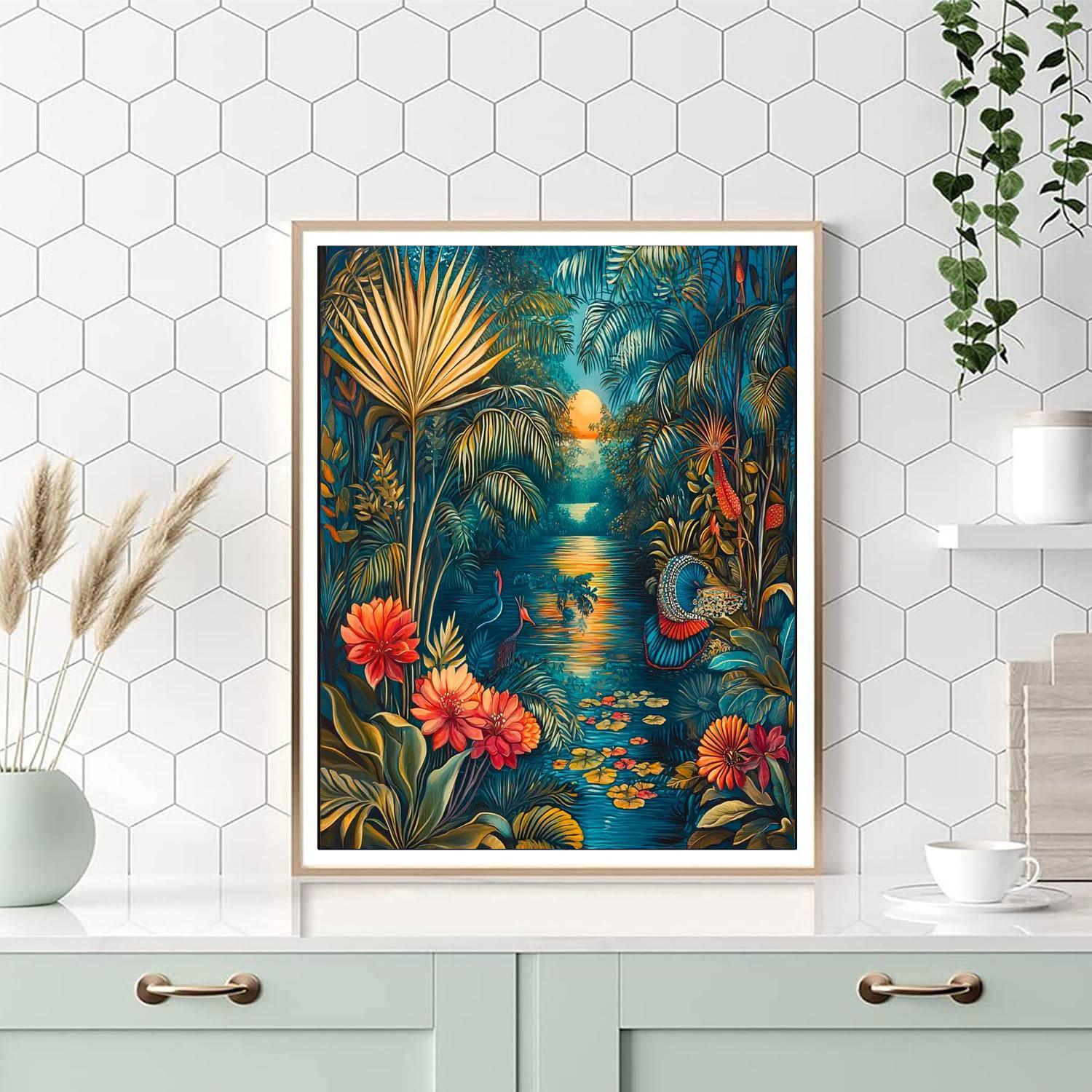 Salvador Dali Inspired Surreal Jungle Dreams  Paint By Numbers