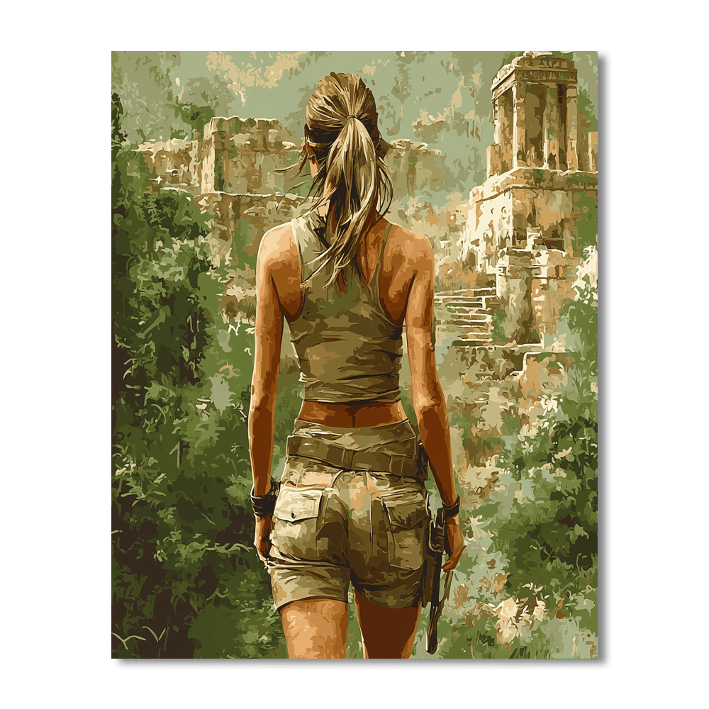 Angelina Jolie: Beyond Tomb Raider's Adventurous Spirit Paint By Number