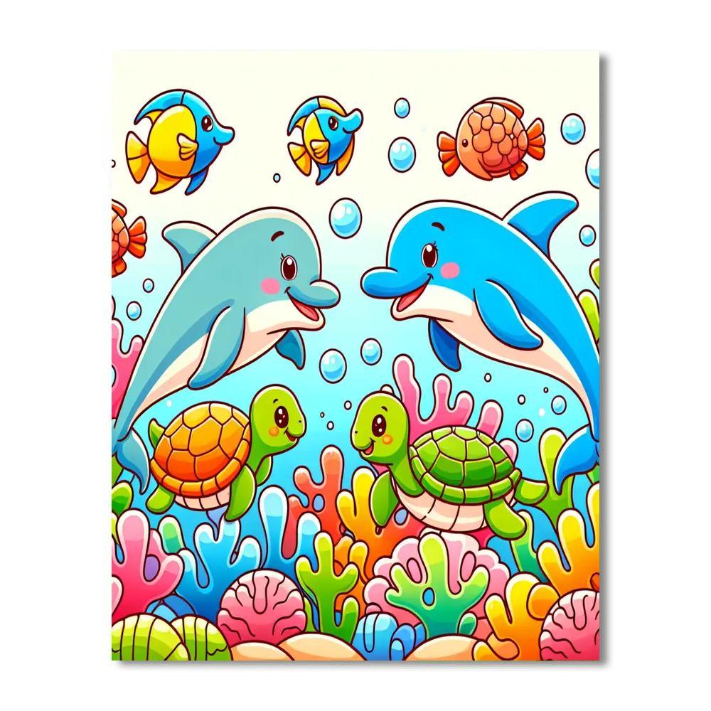 Whimsical Ocean Journey Paint By Numbers