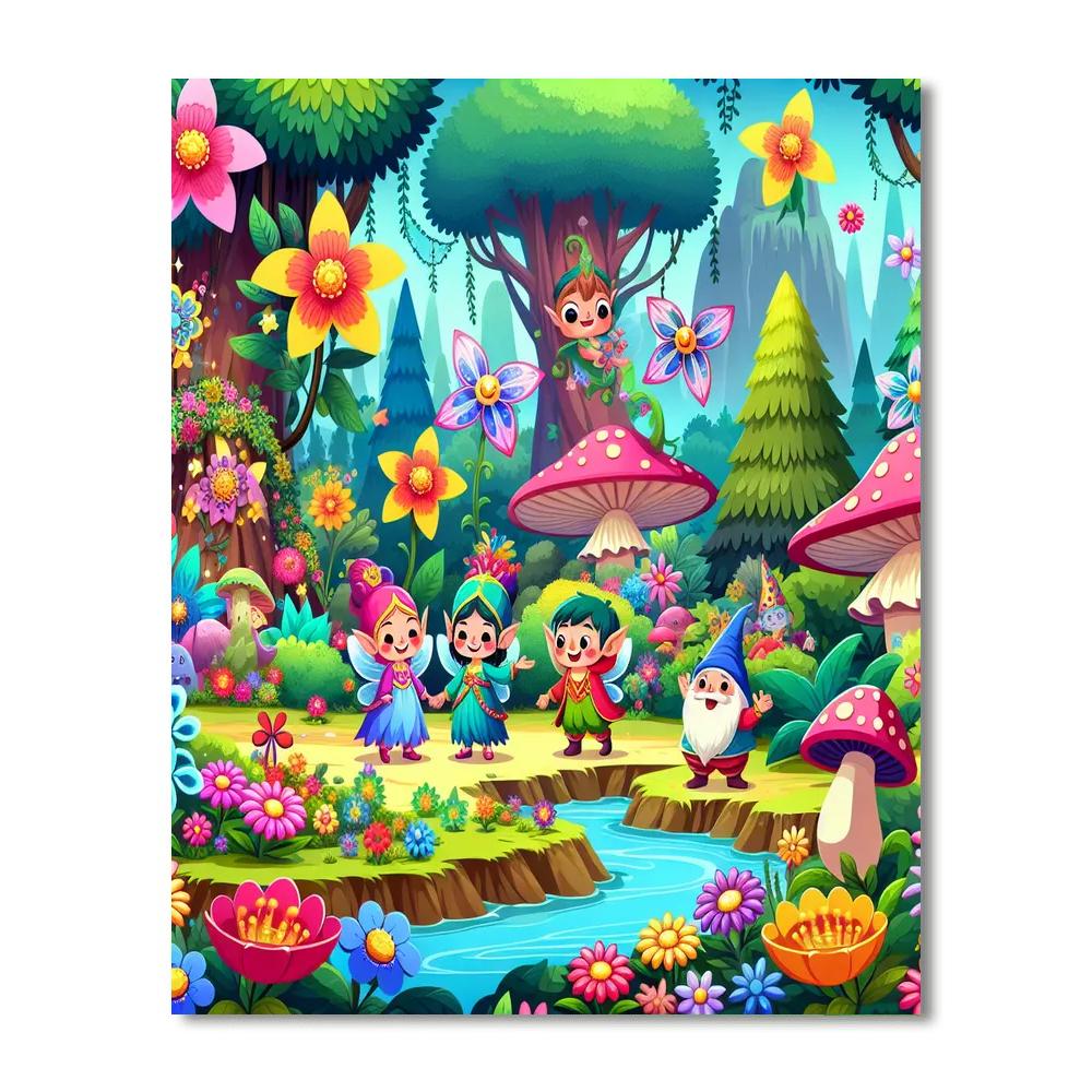 Exploration Of Enchanted Forests Number Painting