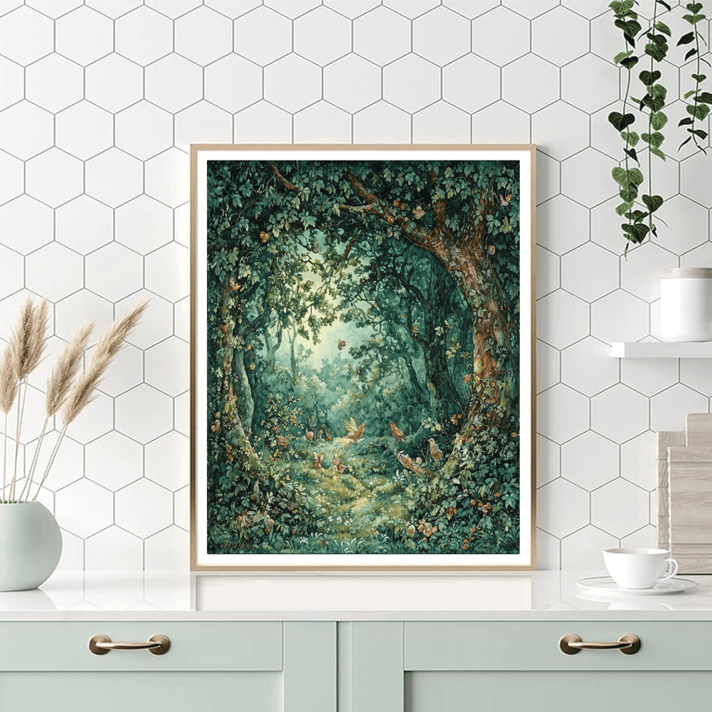 Arthur Rackham Inspired Fanciful Fairy Tale Forest  Paint By Numbers Kits