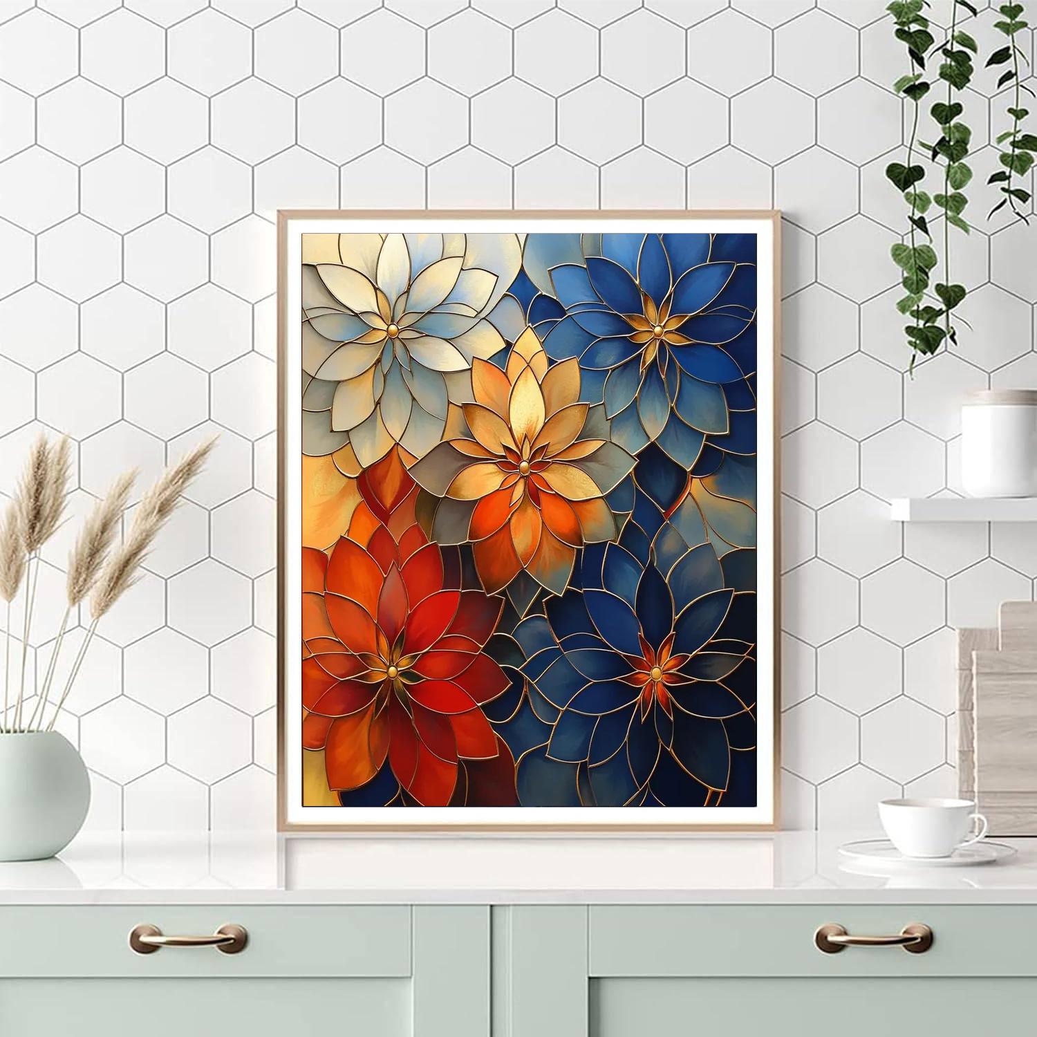 Gustav Klimt Inspired Essence Of Flora  Paint By Numbers Art