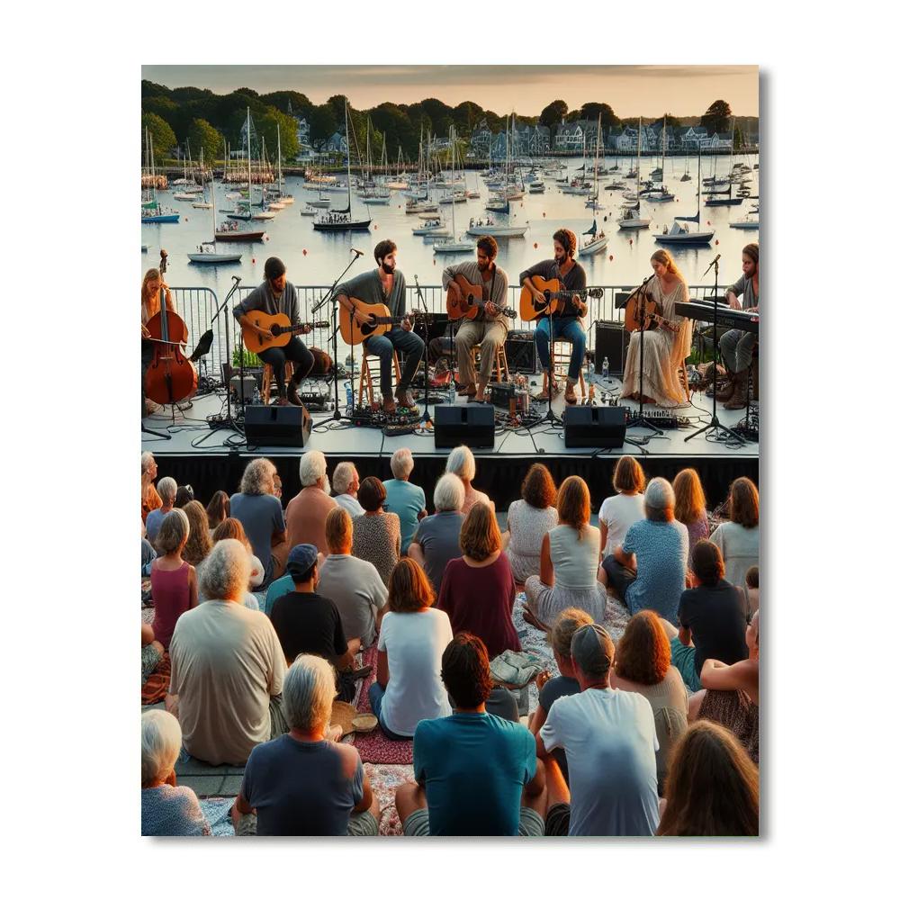 Newport Folk Festival - Rhode Island Paint By Numbers Art