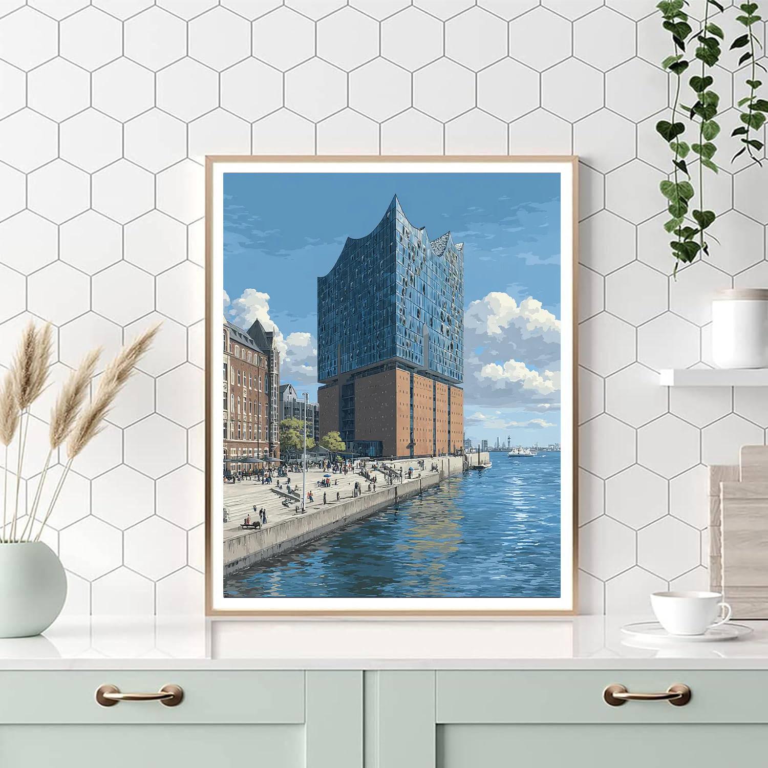 Elbphilharmonie DIY Paint By Numbers