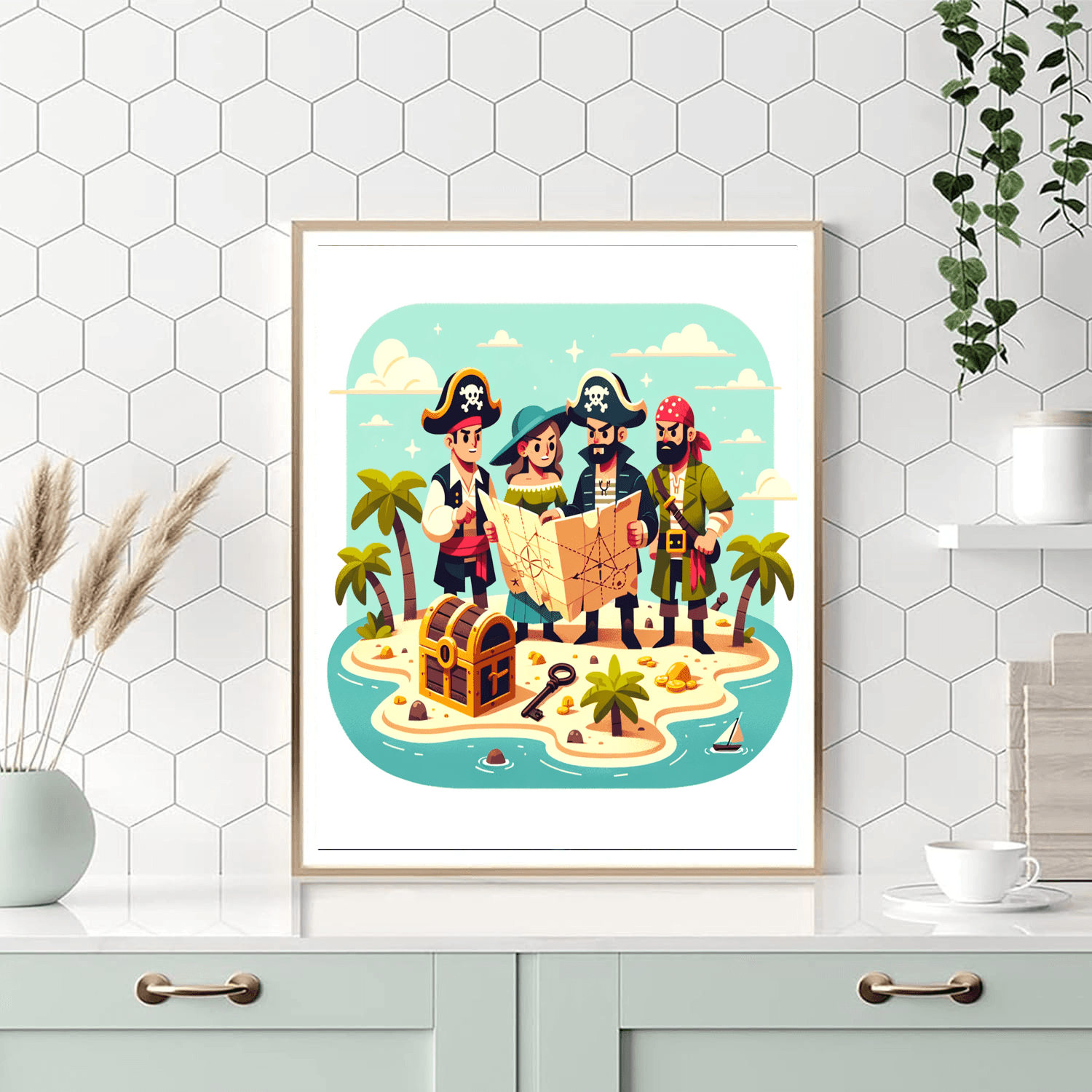 Adventure Pirate Quest Paint By Number