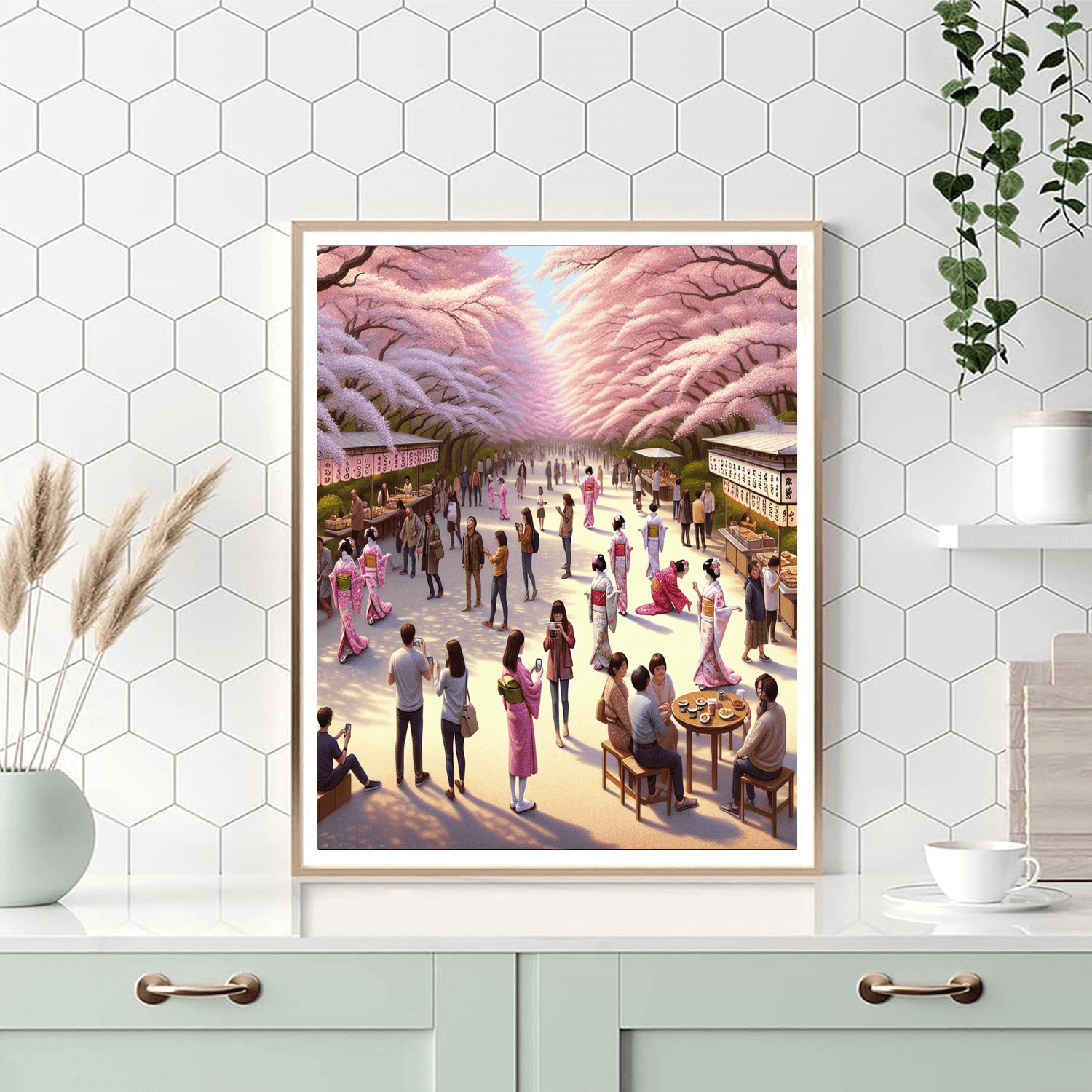 San Francisco Cherry Blossom Festival Paint By Color