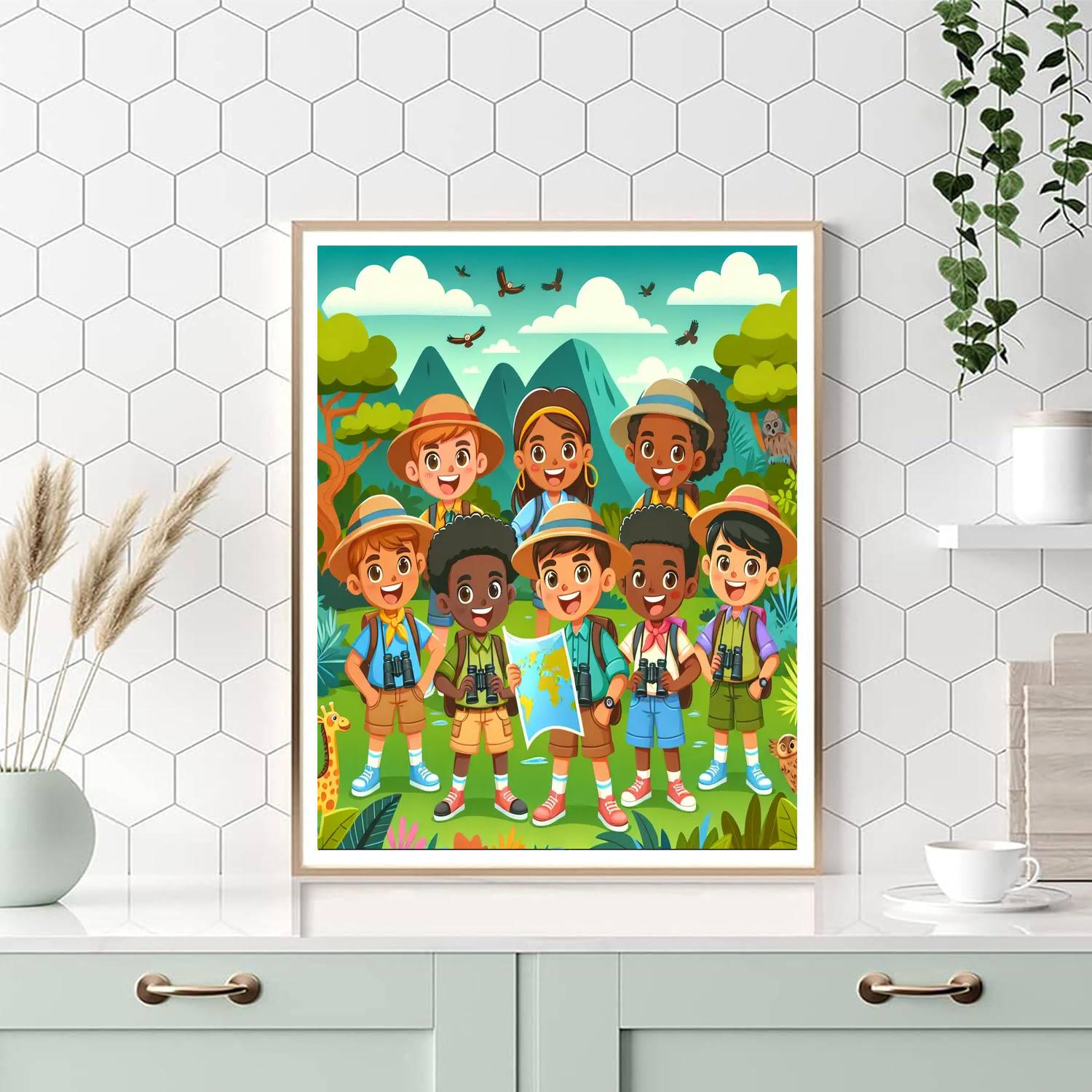 Epic Explorers Painting Number Kit