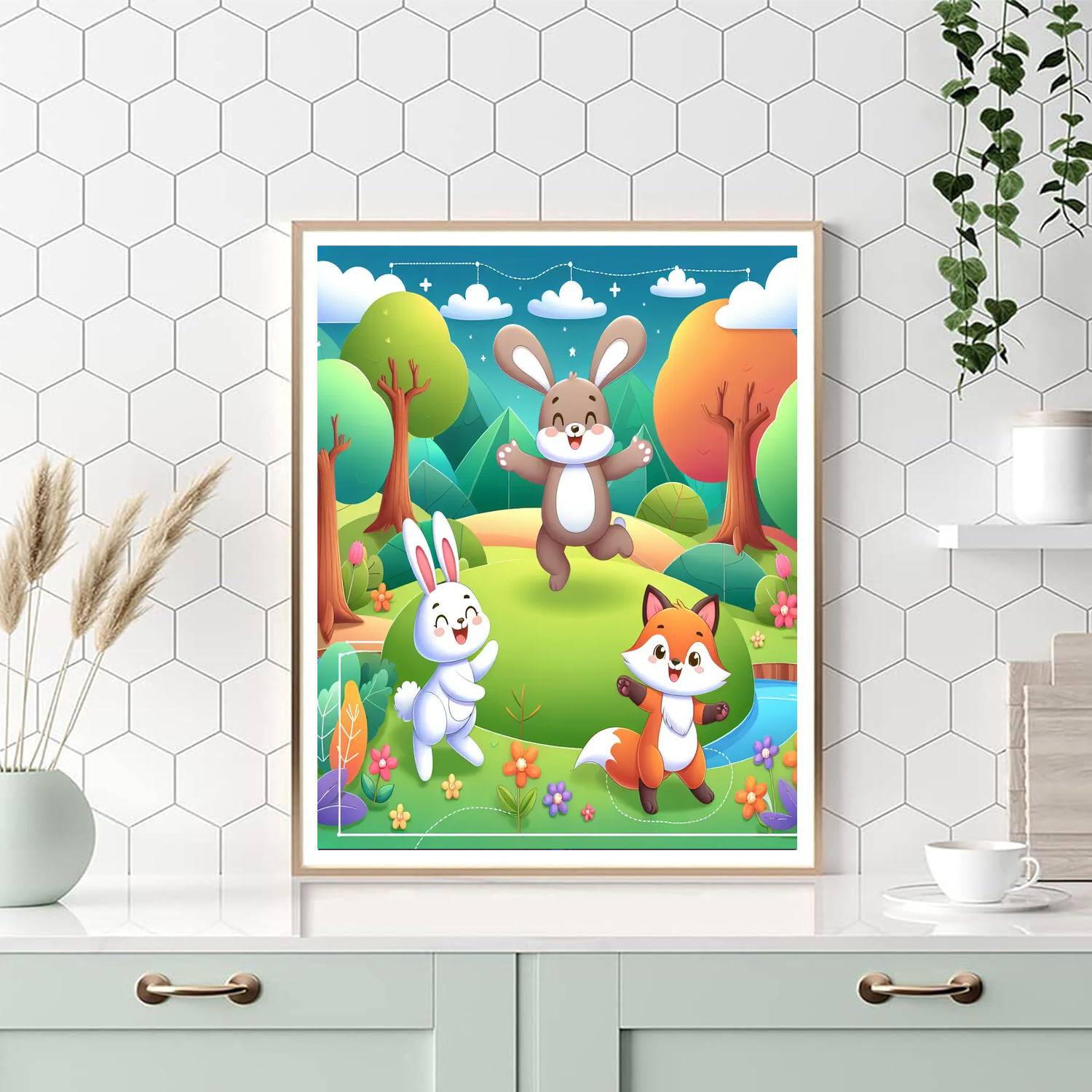 Wonderland Of Animals Paint By Color
