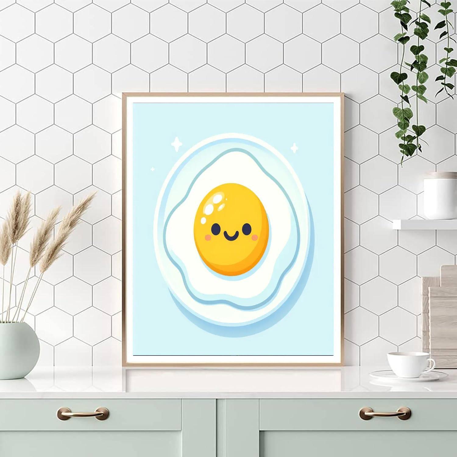 Sunny Side Up Egg Paint By Numbers Art