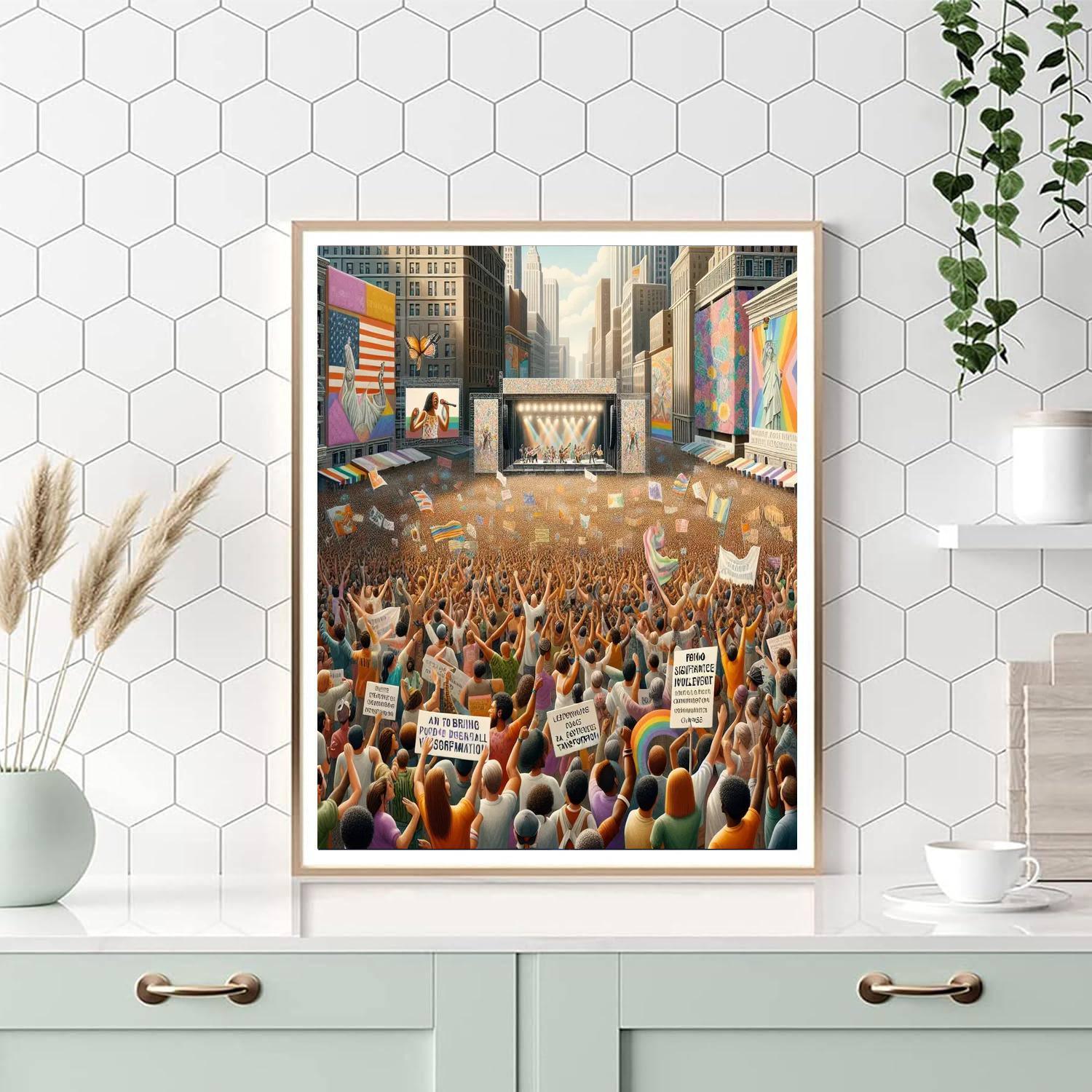 Global Citizen Festival - Usa Paint By Numbers Kits