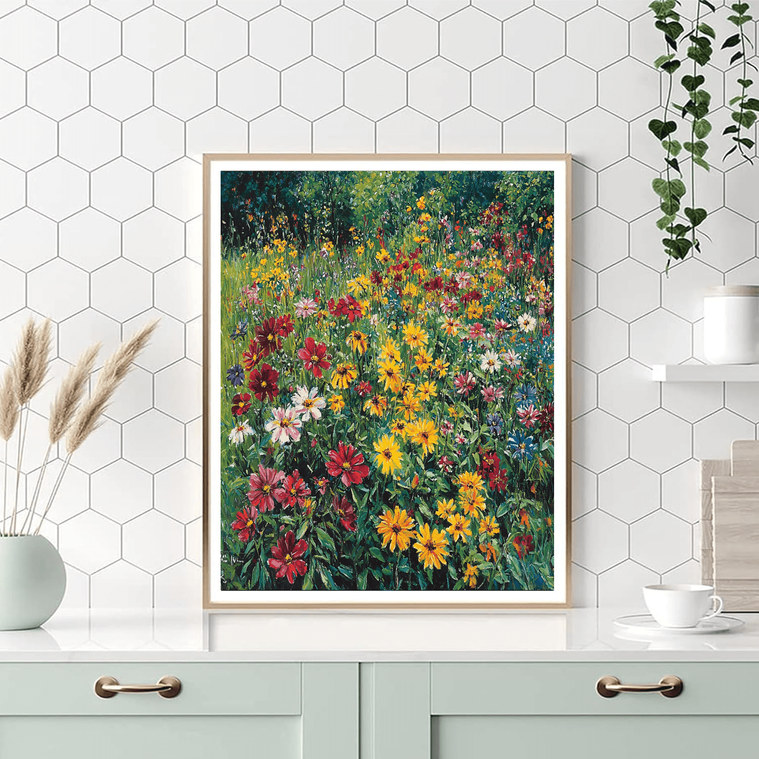 Claude Monet Inspired Wildflower Meadows  Paint By Numbers Kits