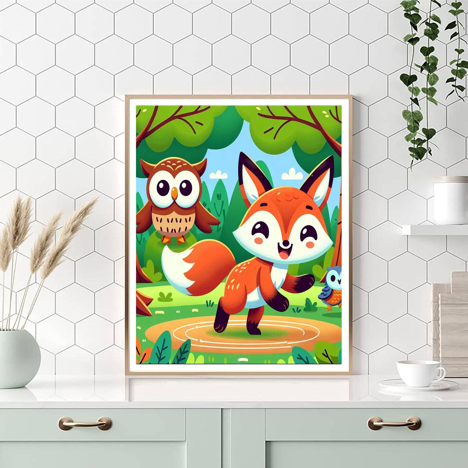 Happy Woodland Adventure Paint By Numbers Kits