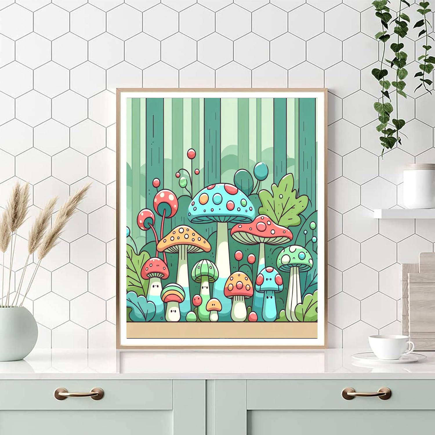 Funky Fungi Paint By Numbers Kits