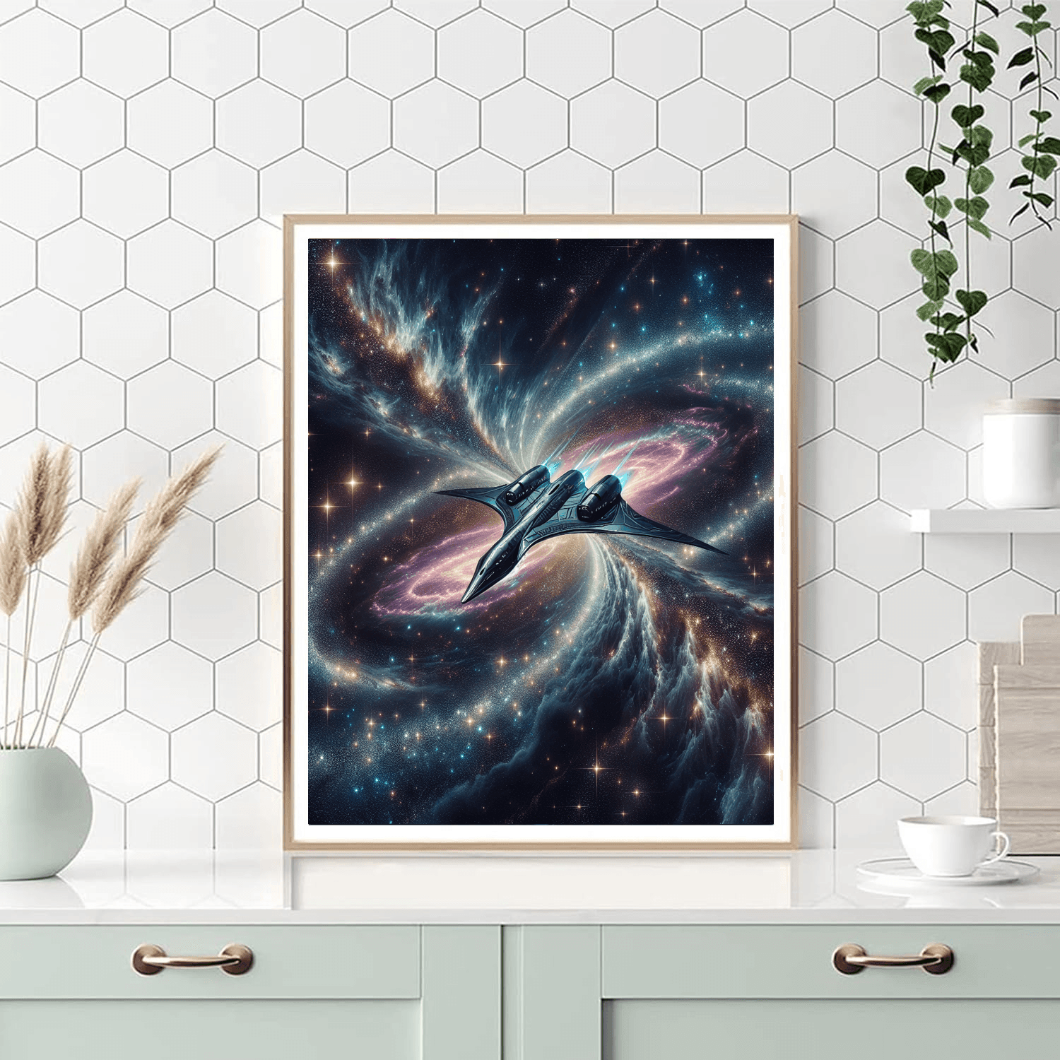 Galactic Voyager Painting Number Kit