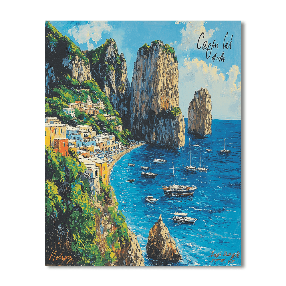 Capri Paint By Numbers Art
