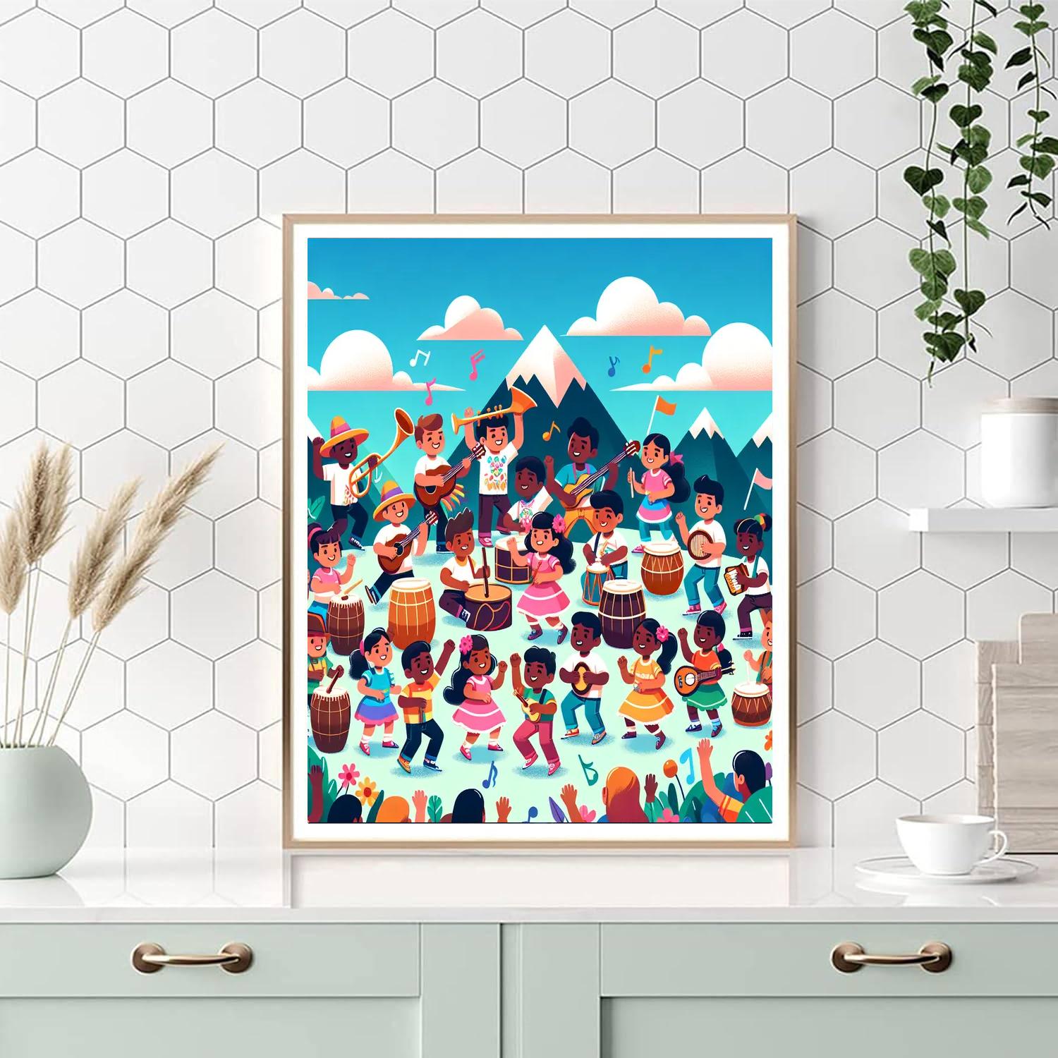 Mountain Top Music Festival Painting Number Kit