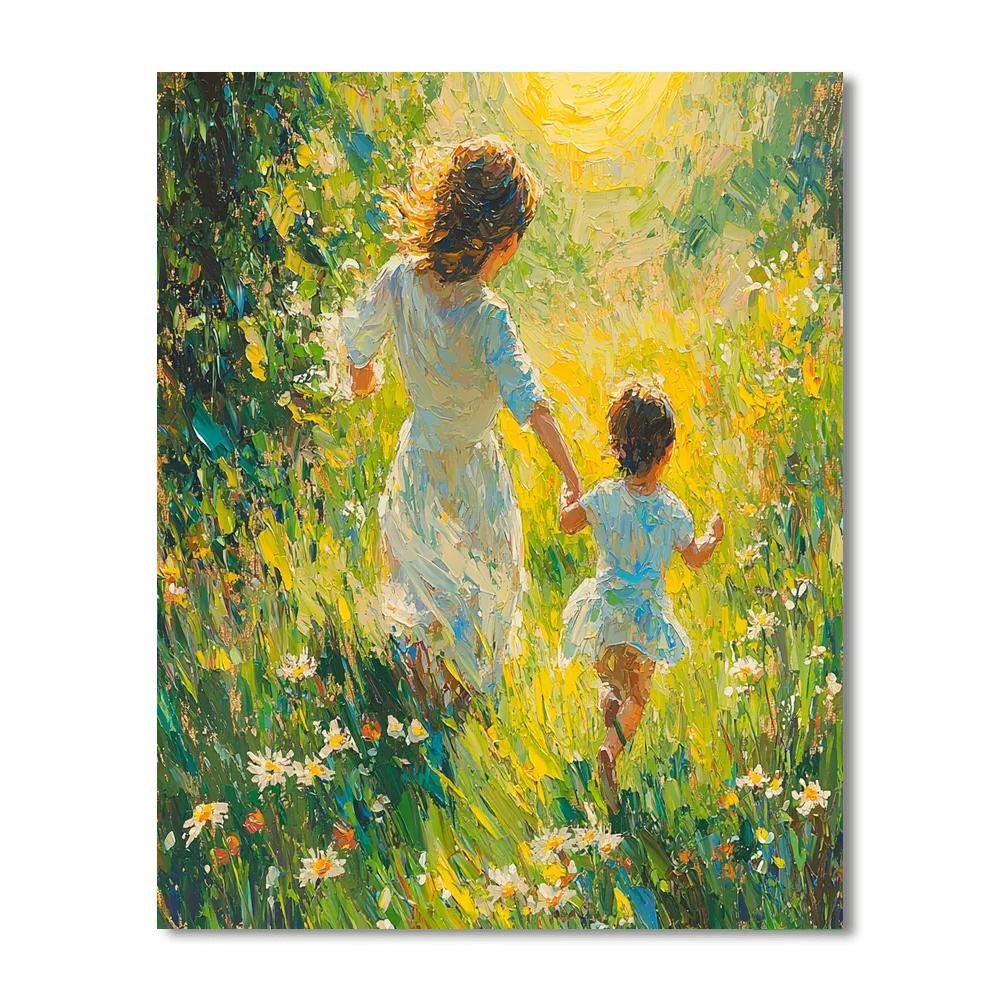Summer Meadow Playtime Paint By Number