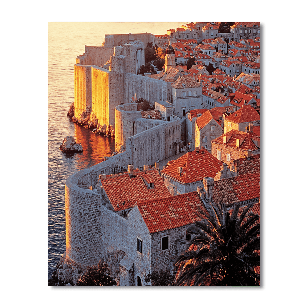 Dubrovnik City Walls - Dubrovnik Paint By Numbers Kits