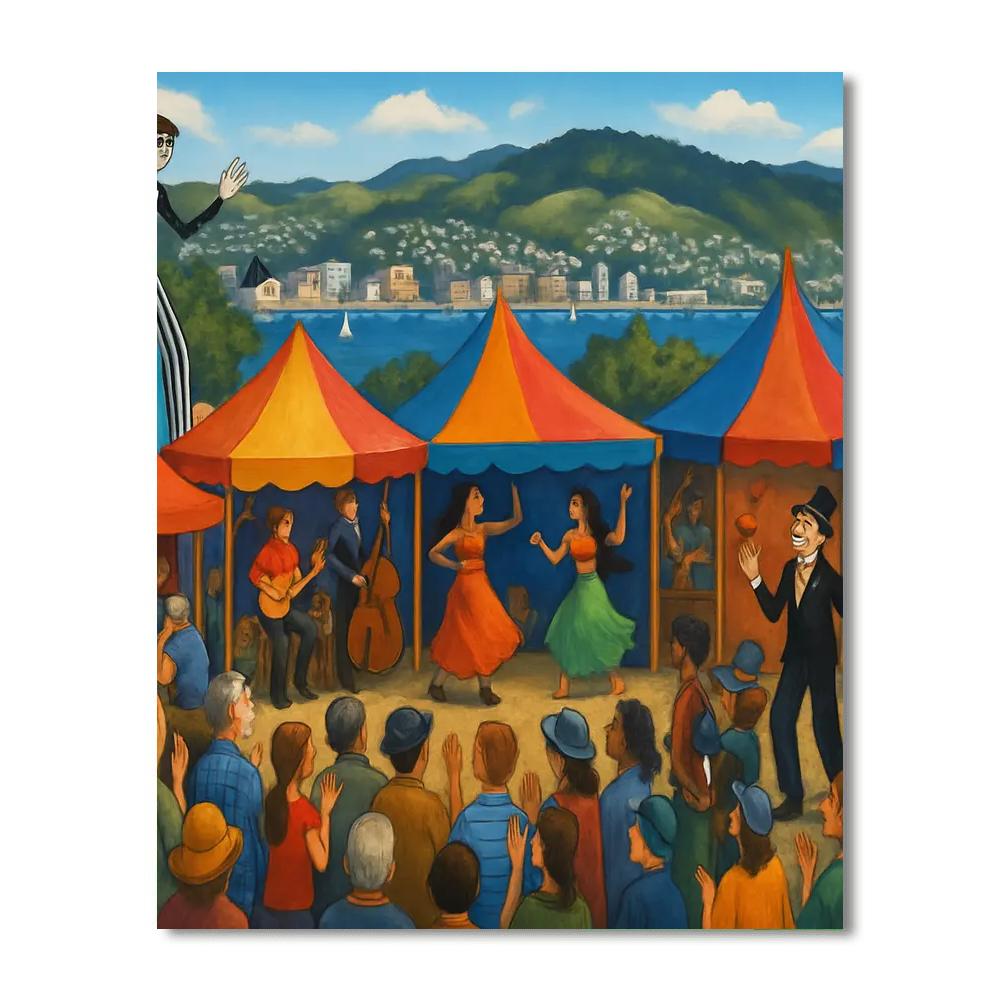 New Zealand Festival - New Zealand Painting Number Kit