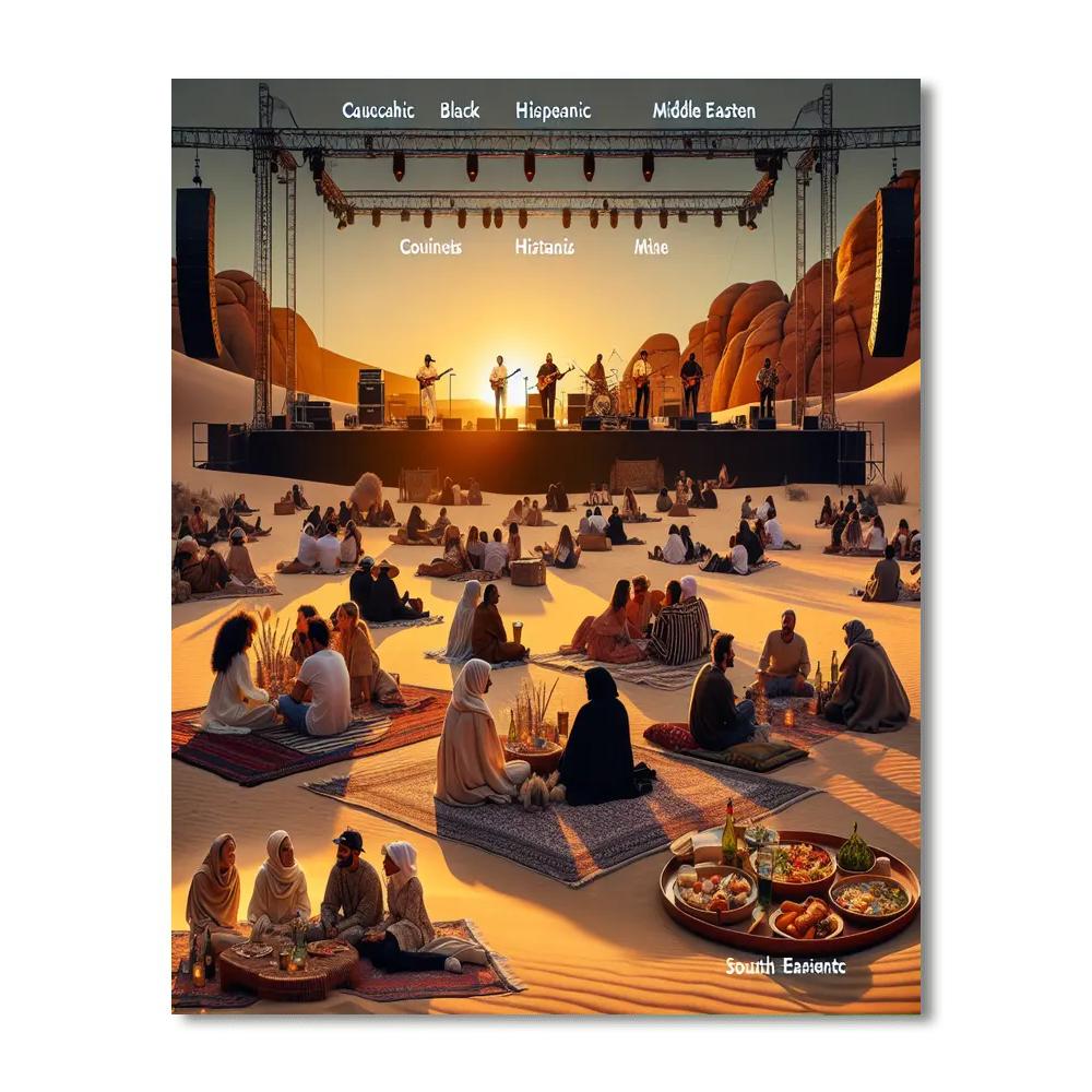 Festival Of The Desert - Usa Painting Number Kit