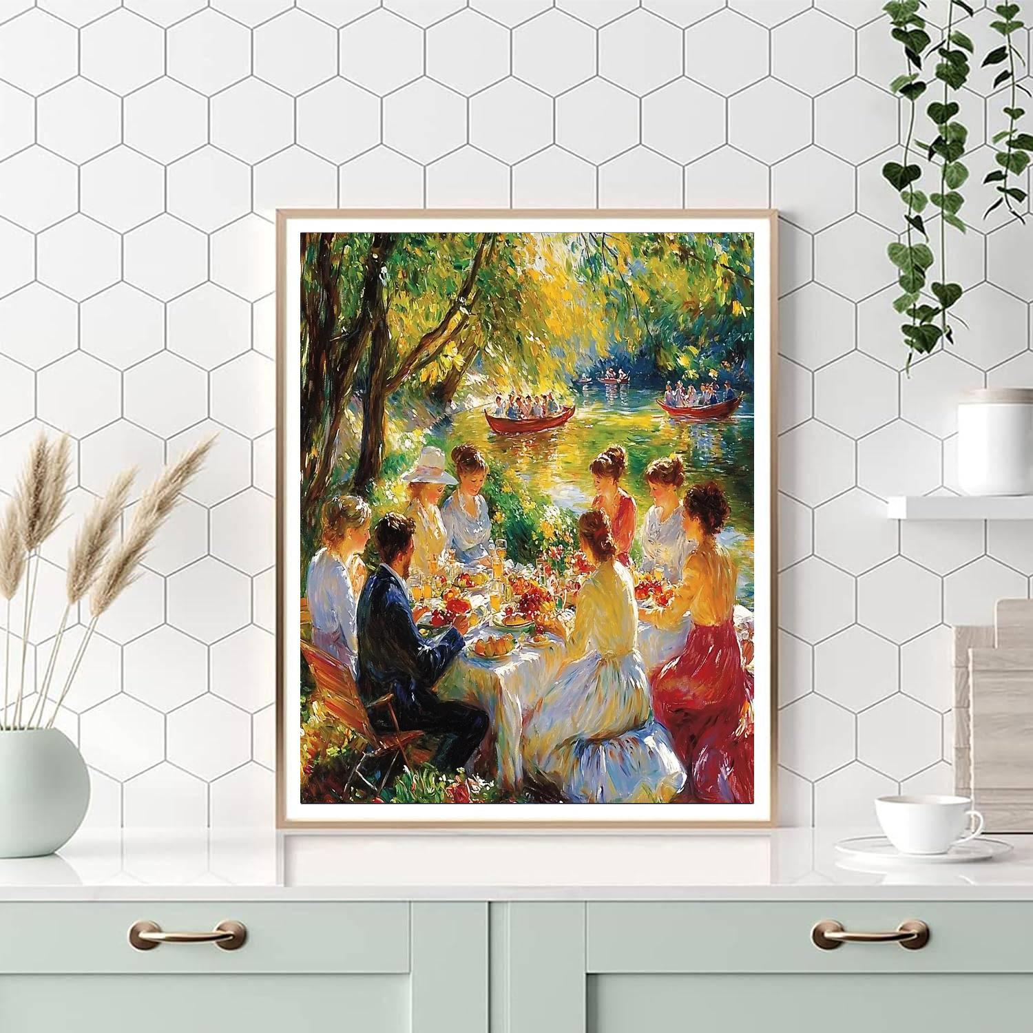 Pierre-Auguste Renoir Inspired Timeless Friendship  Paint By Numbers Kits
