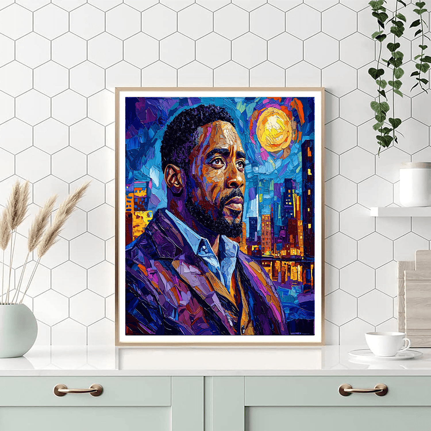 Idris Elba: The Charismatic Leader Of Action Paint By Numbers Kits