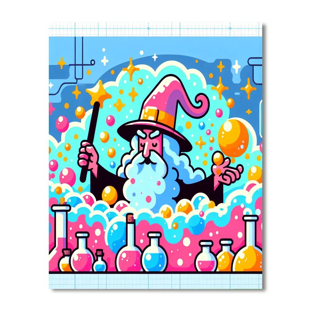 Wizard's Magical Lab Paint By Numbers Kits
