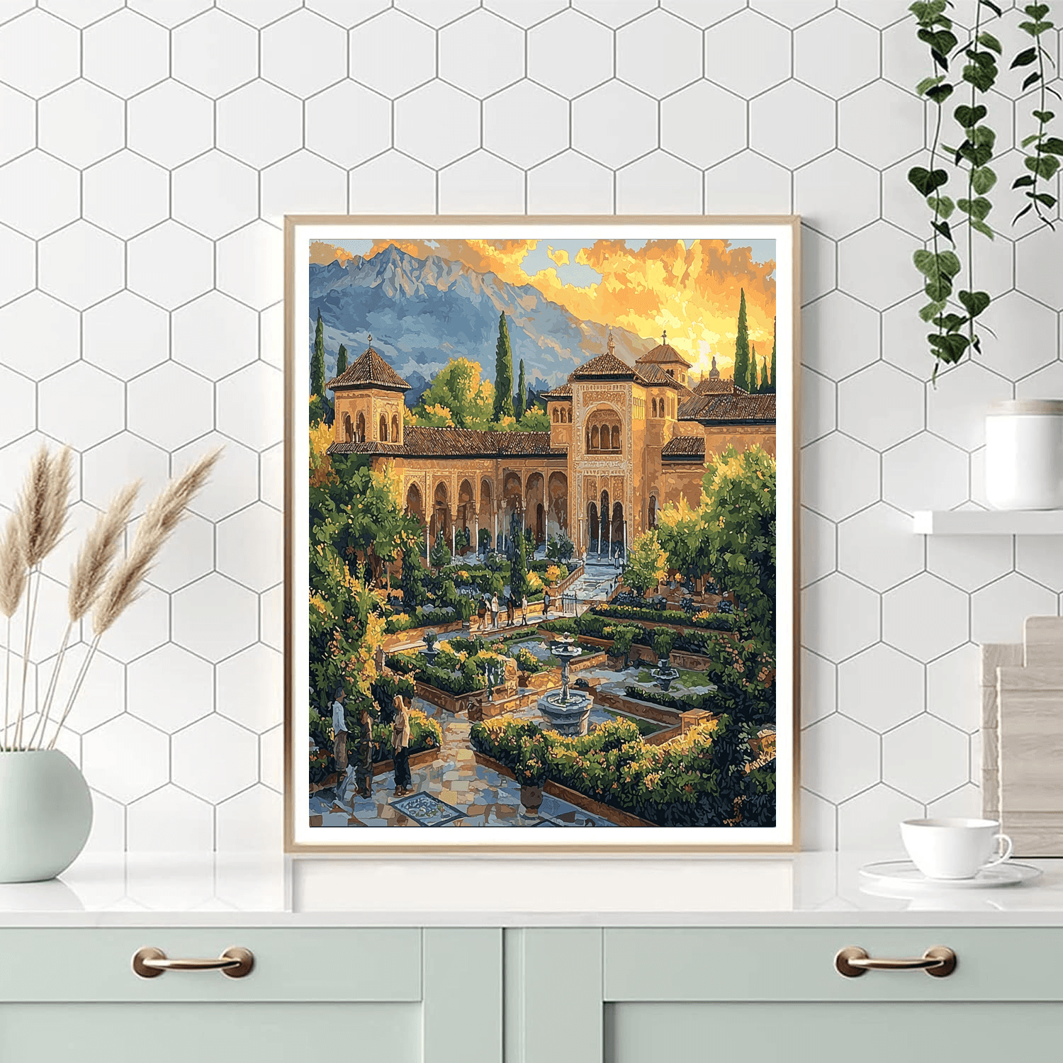 Alhambra Palace Paint By Numbers