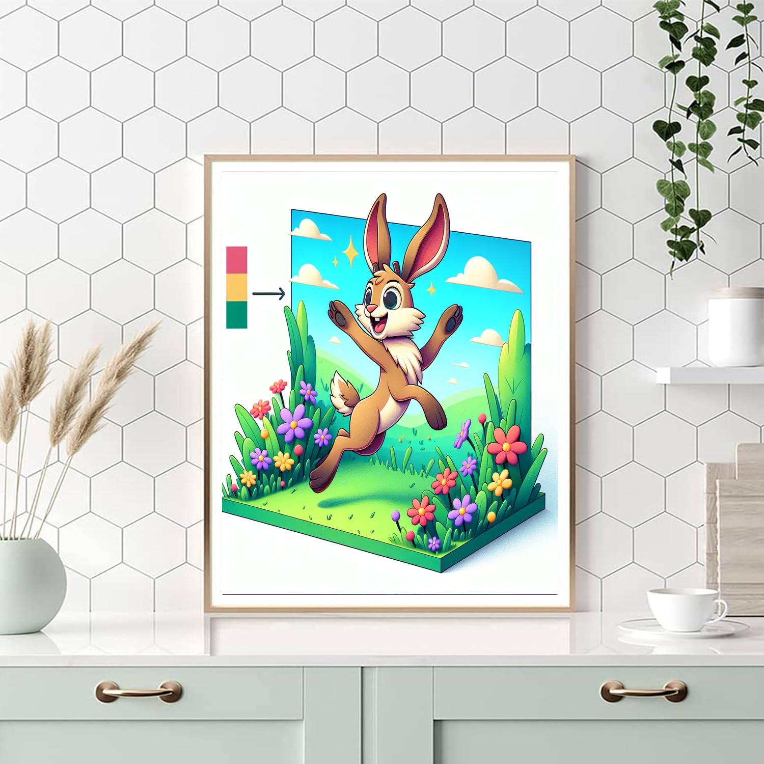 Jolly Jackalope DIY Paint By Numbers