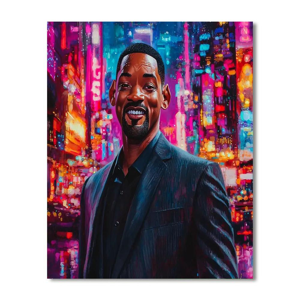 Will Smith: Fresh Prince To Blockbuster King Numbered Painting Kits