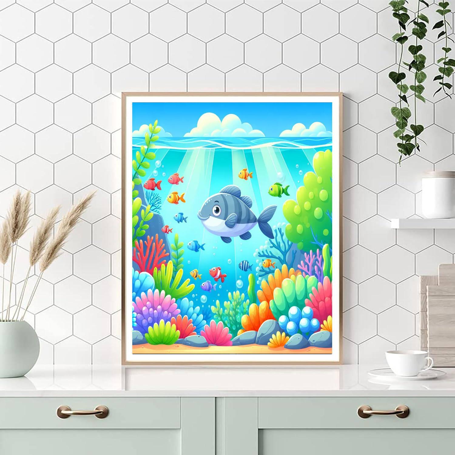 Bright Ocean Paradise Paint By Number