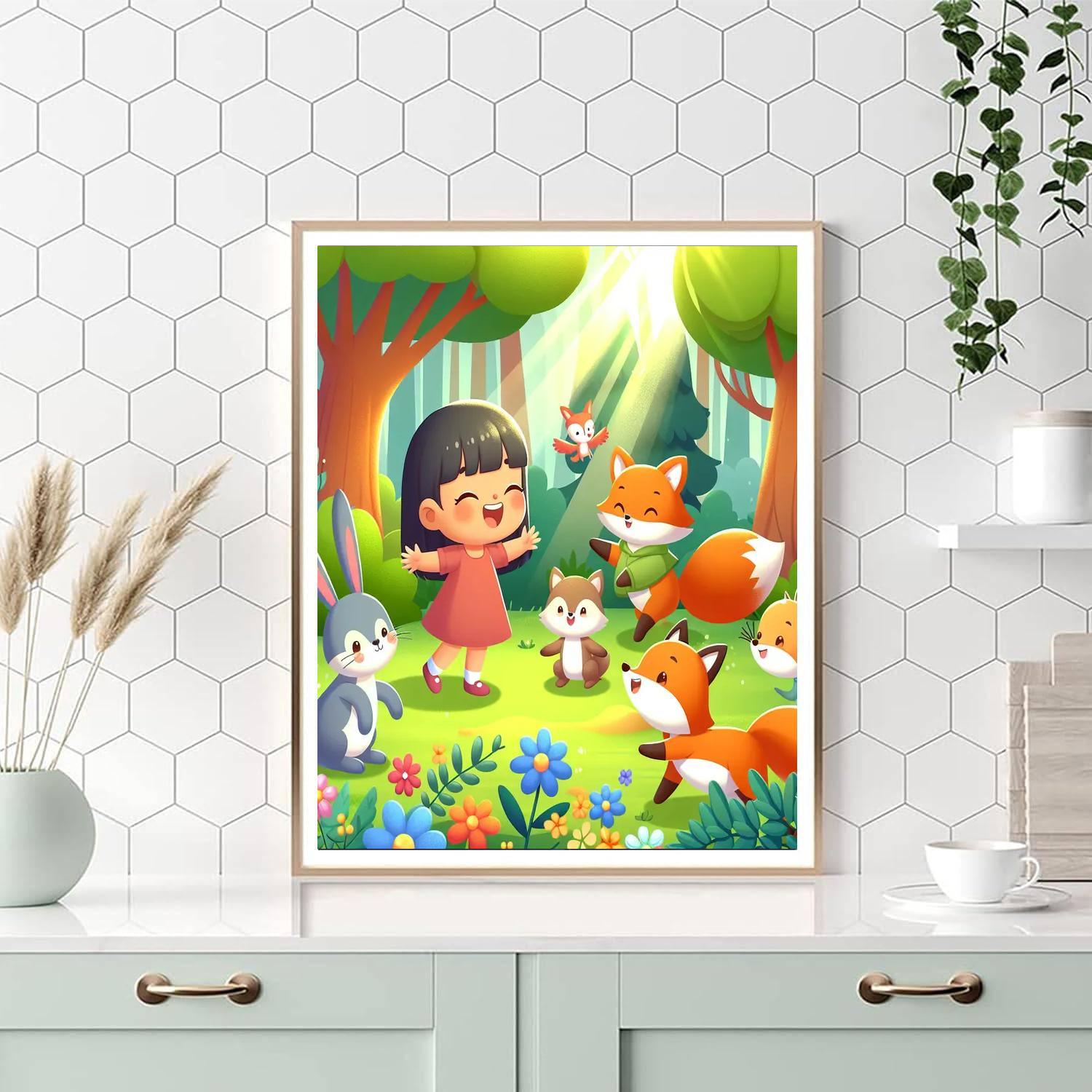 Forest Friends Journey Paint By Numbers