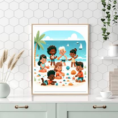 Sandy Shores Numbered Painting Kits