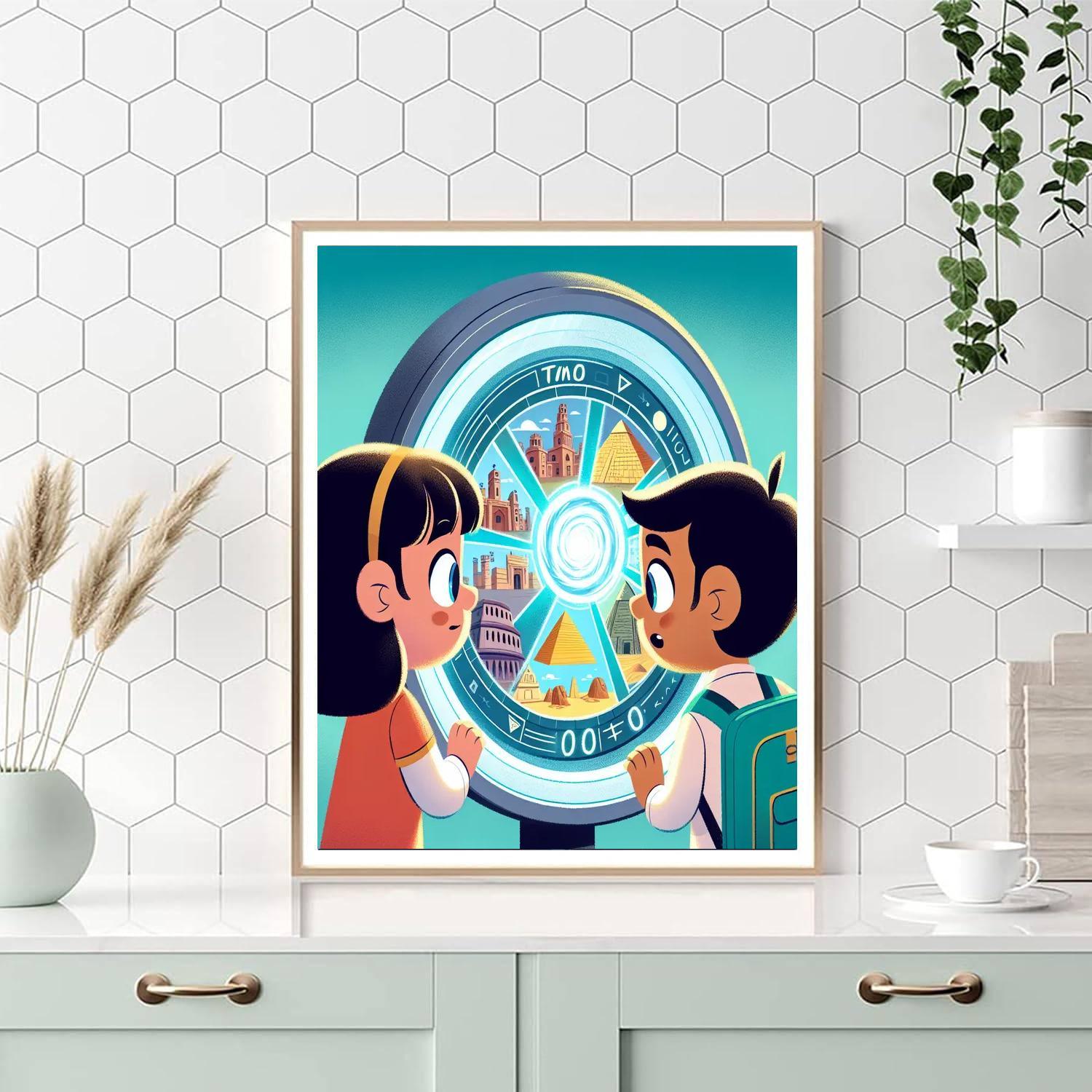 Time Machine Adventure Paint By Numbers