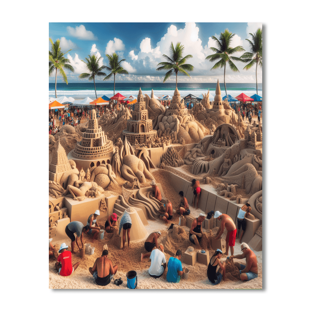 Sandfest - Port Aransas, Texas, Usa Paint By Number