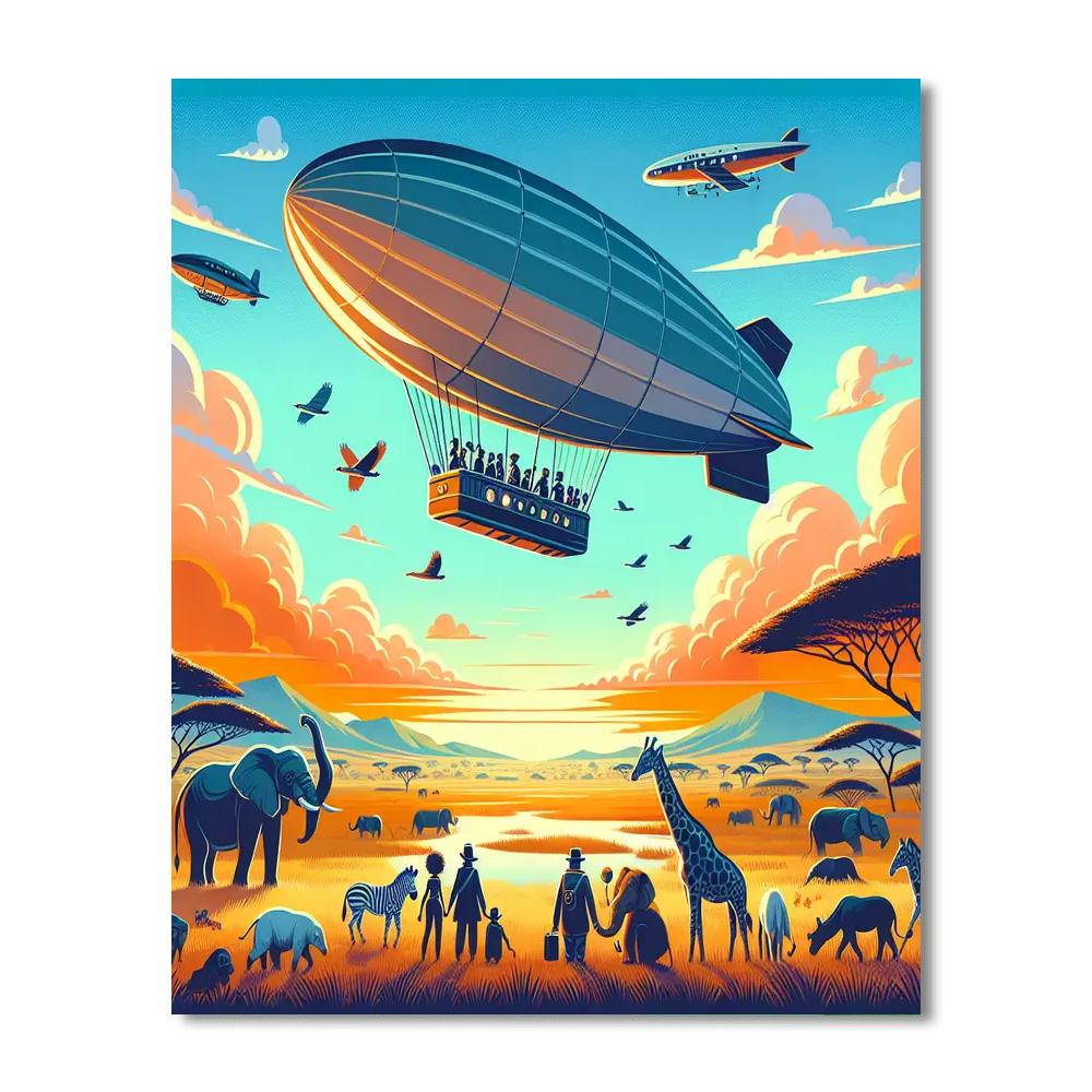Safari Skylanders Paint By Numbers Art