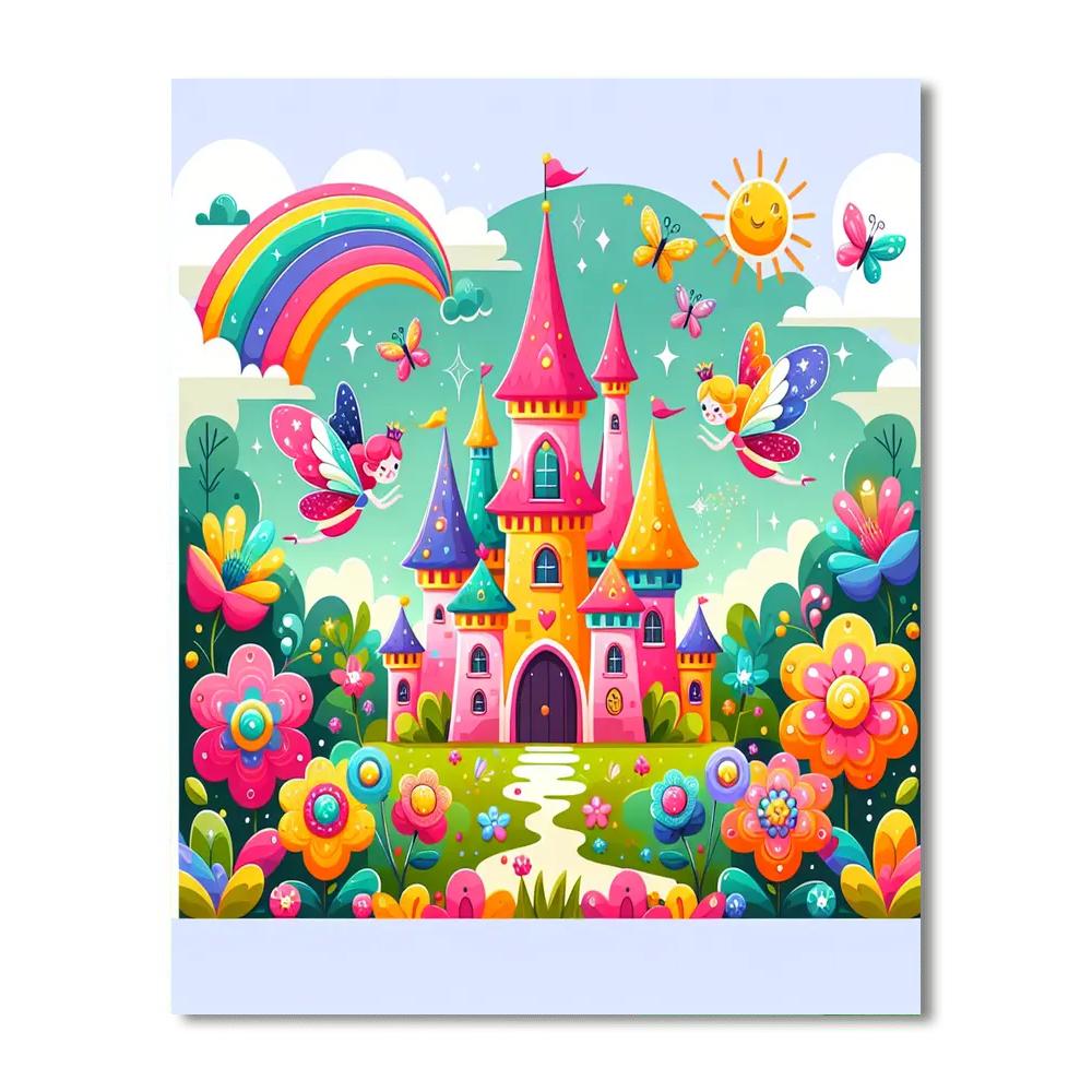 Dazzling Fantasy Castle Paint By Number