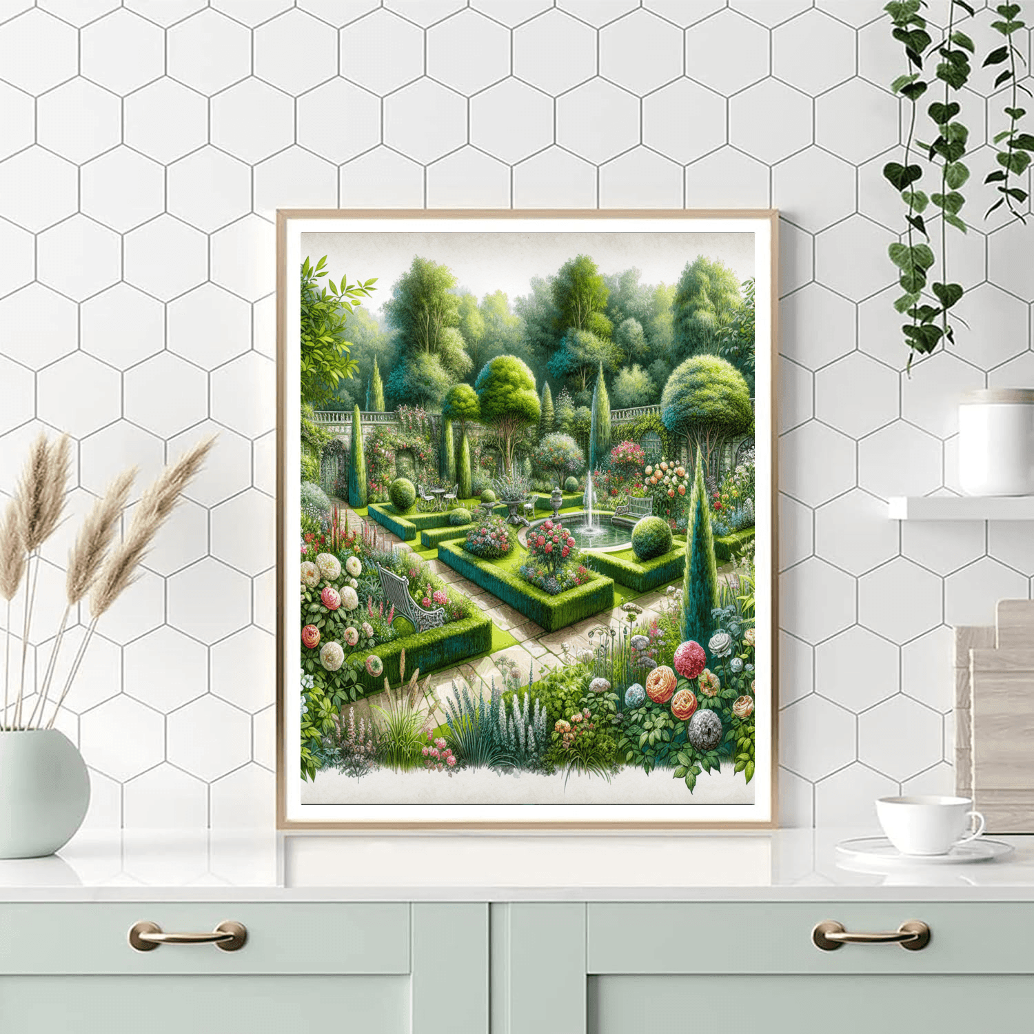 Regal English Garden Numbered Painting Kits