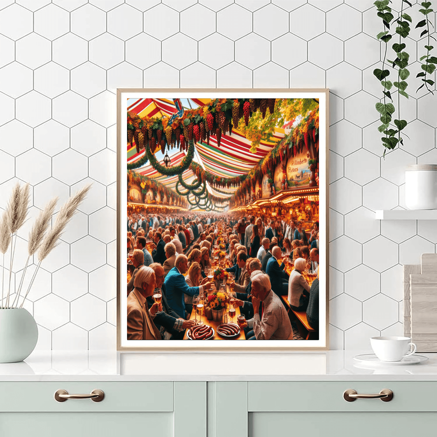 Wurstmarkt Numbered Painting Kits