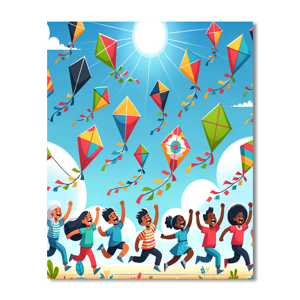 Kooky Kites Paint By Color