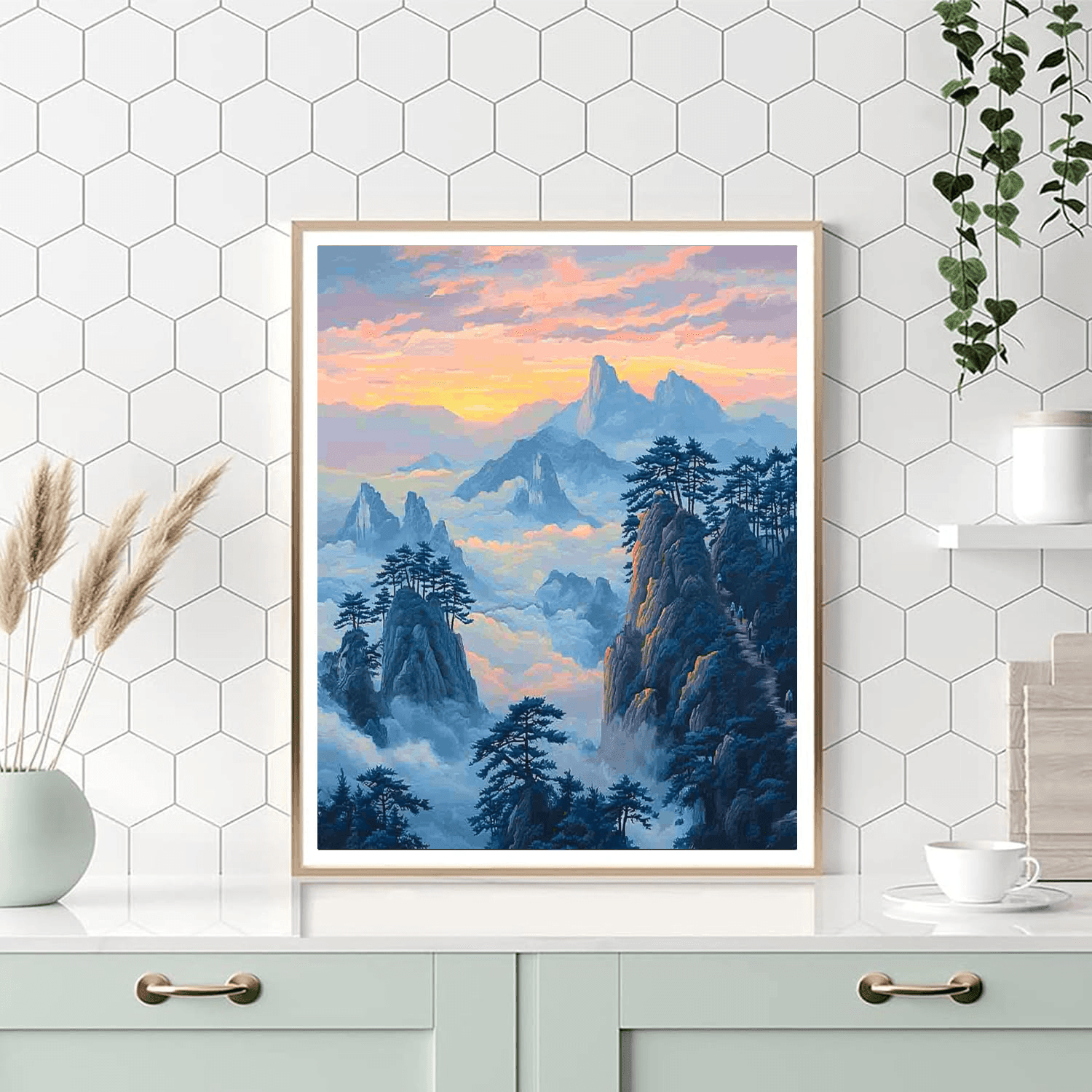 Huangshan Mountains Numbered Painting Kits