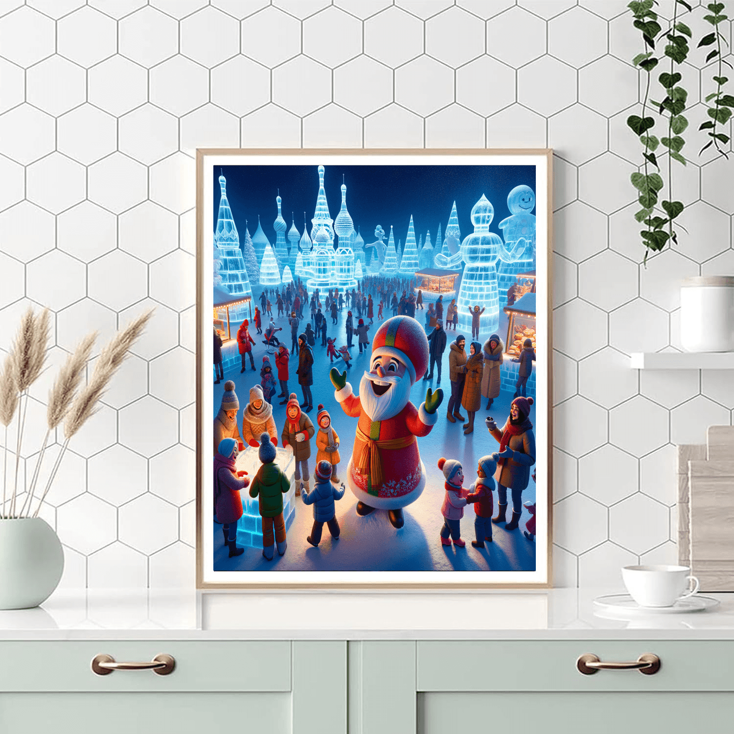 Quebec Winter Carnival Painting Number Kit