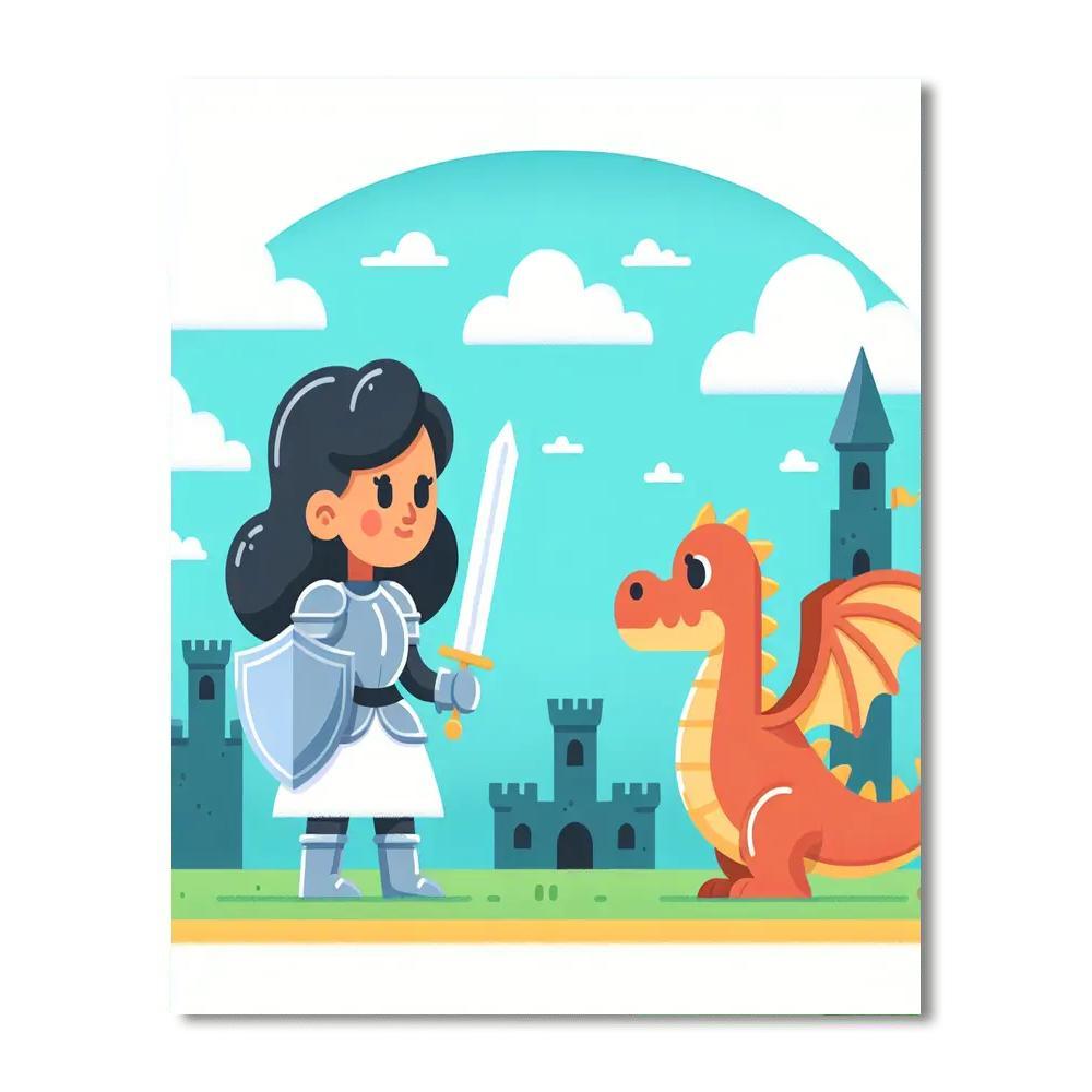 Castle Keepers DIY Paint By Numbers