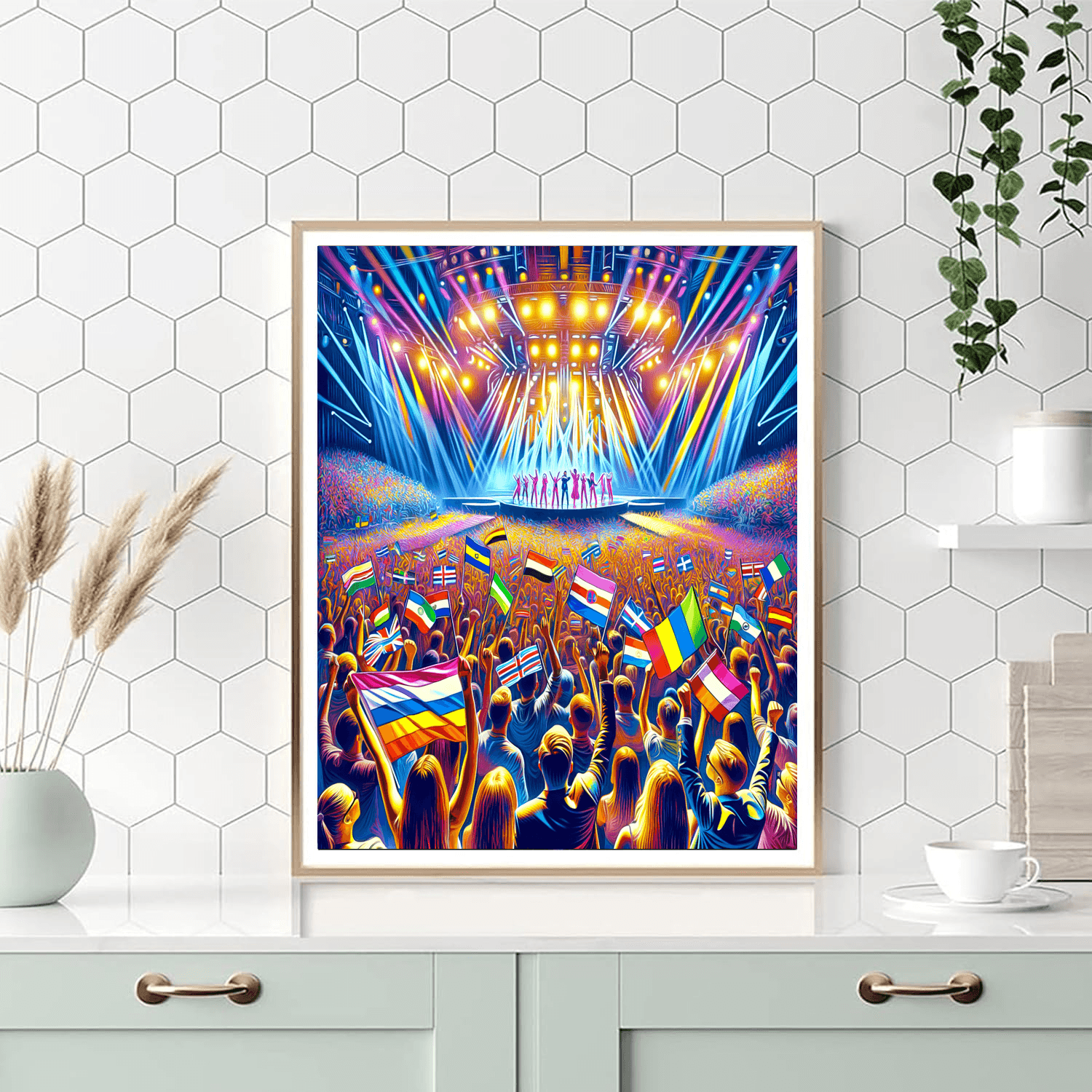 Eurovision Song Contest - Europe DIY Paint By Numbers