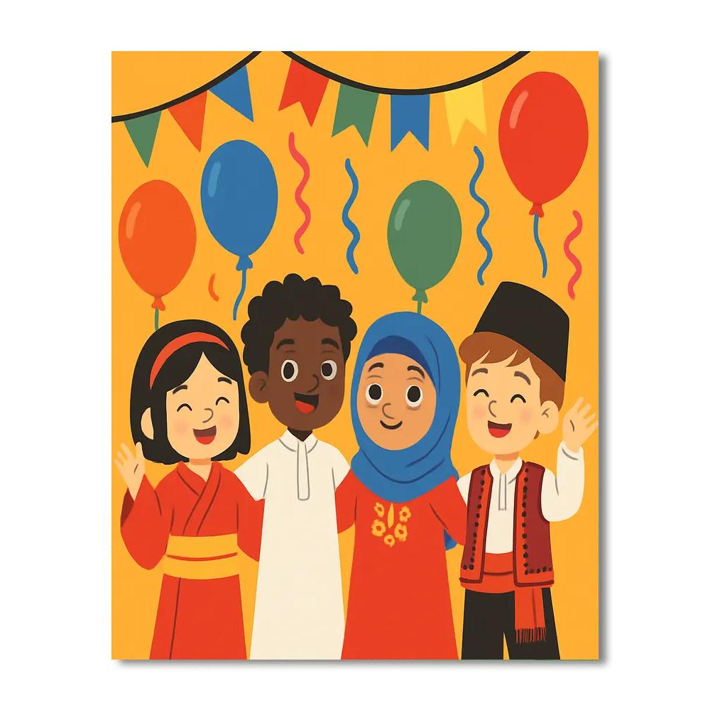 Celebrating Cultures Around The World Paint By Numbers