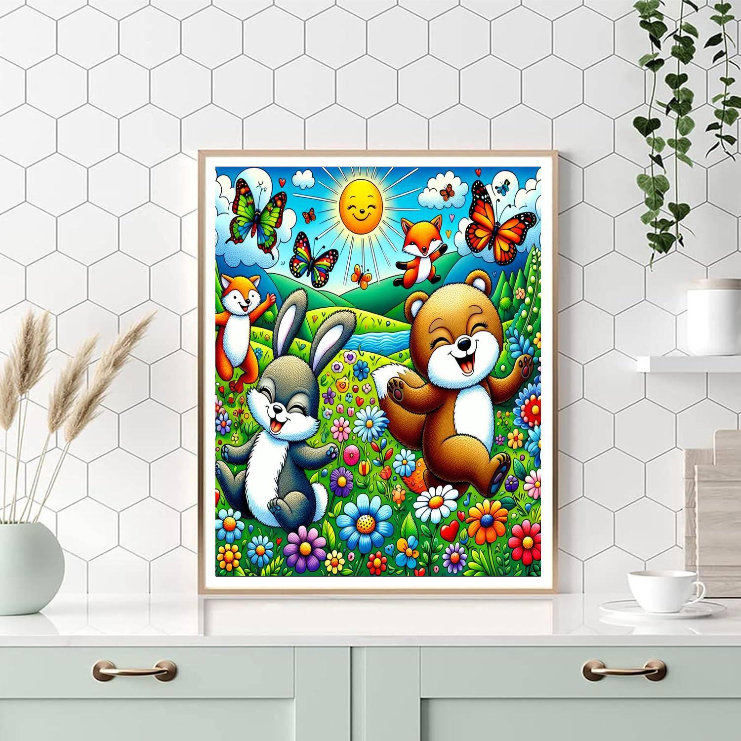 Adventurous Animal Friends Paint By Color